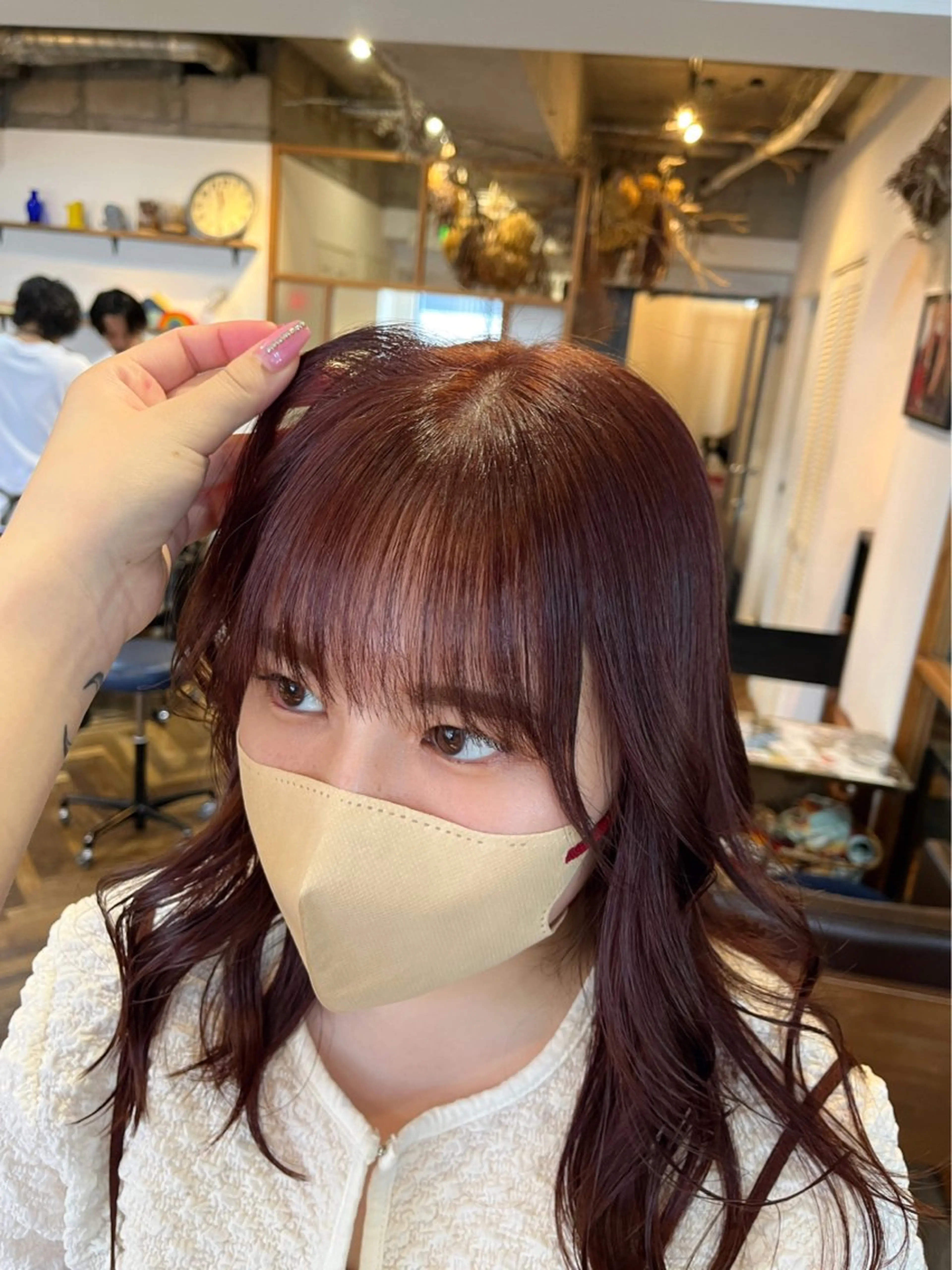 セミロング カラー HOMIE TOKYO所属・sora / 渋谷 / ハイトーンのヘアスタイル