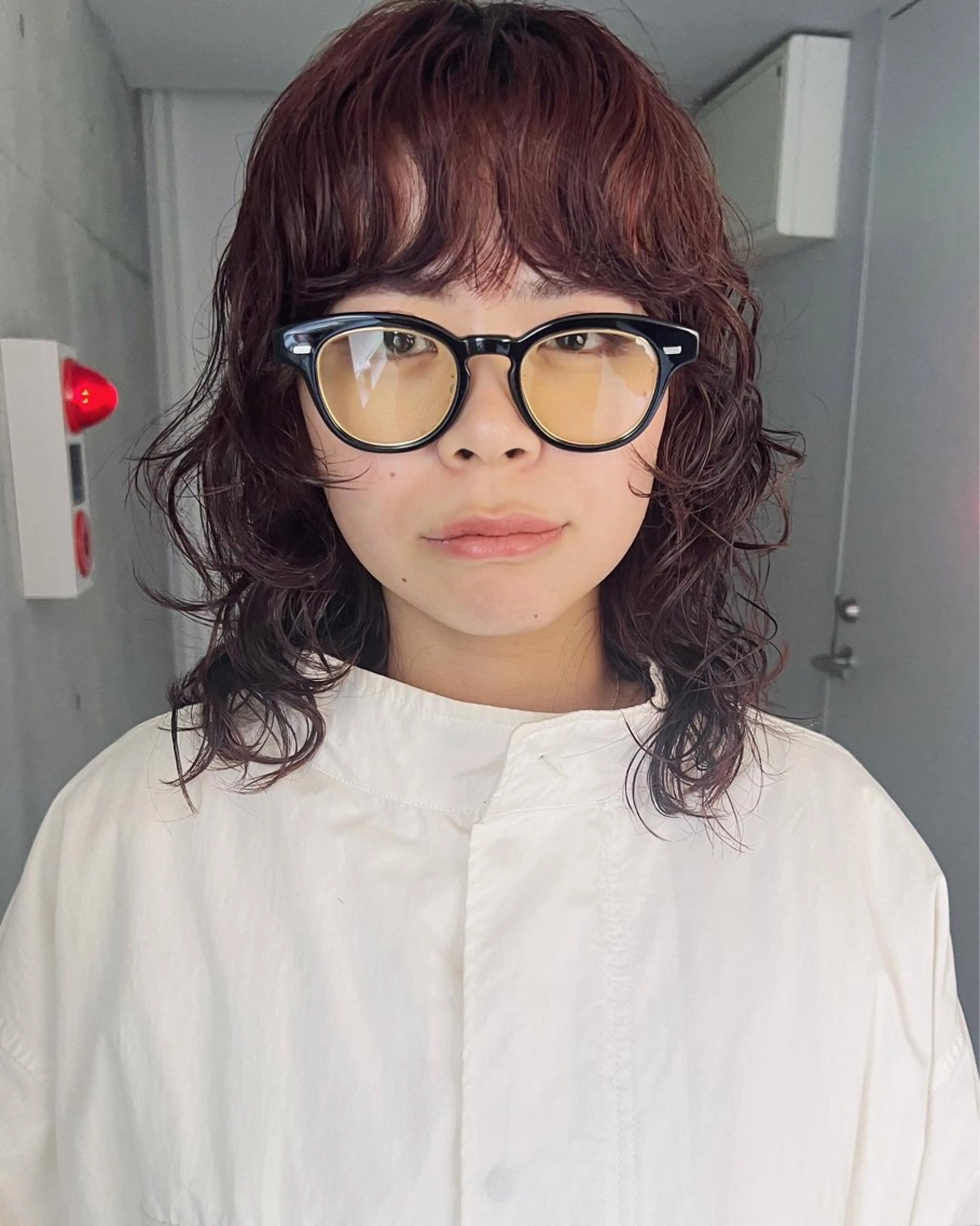 ○bang cut+bang perm(前髪カット/顔周りカット/前髪パーマ/顔周りパーマ)の写真