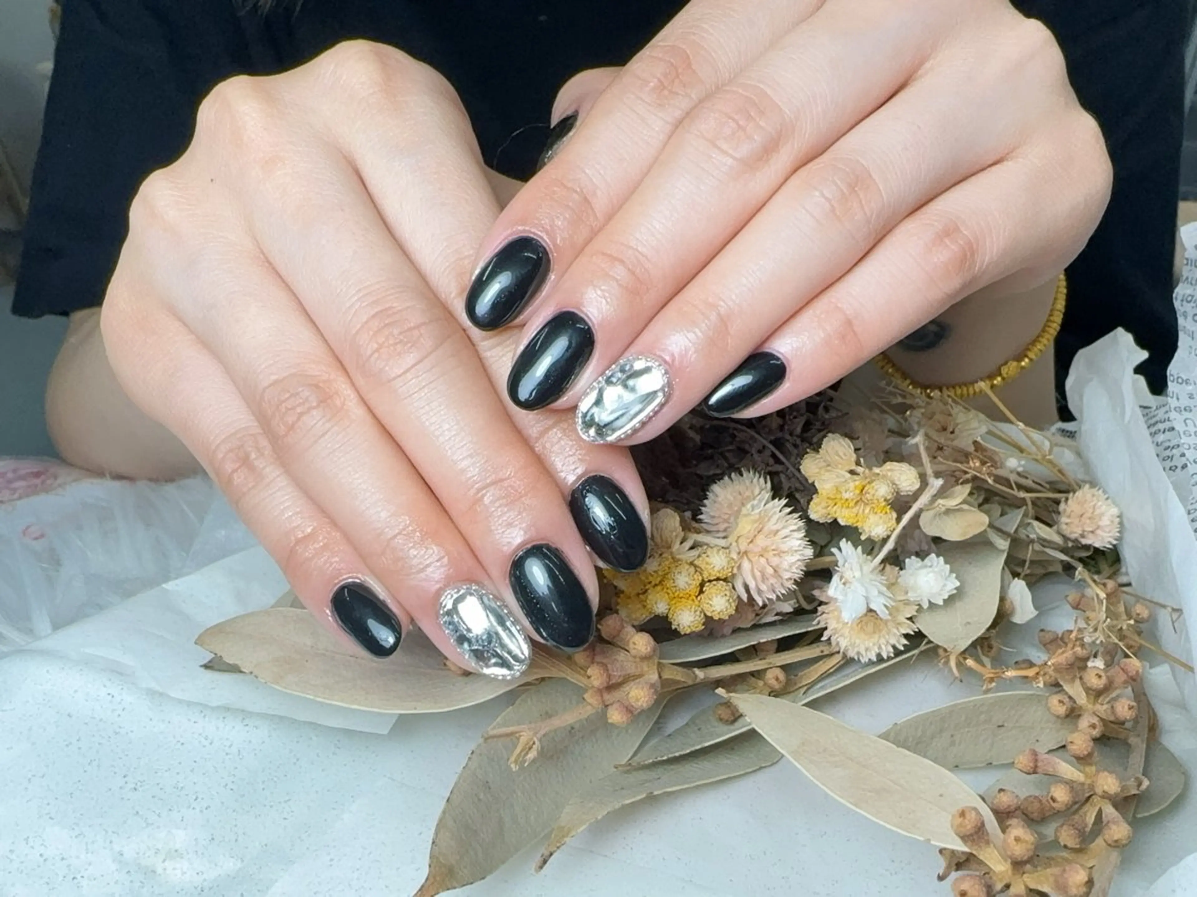 ネイル 長さ出し フレンチネイル ジェルネイル ガラスフレンチ 韓国ネイル ハンドネイル ハンドケア For U nail スカルプ専門店のネイルデザイン