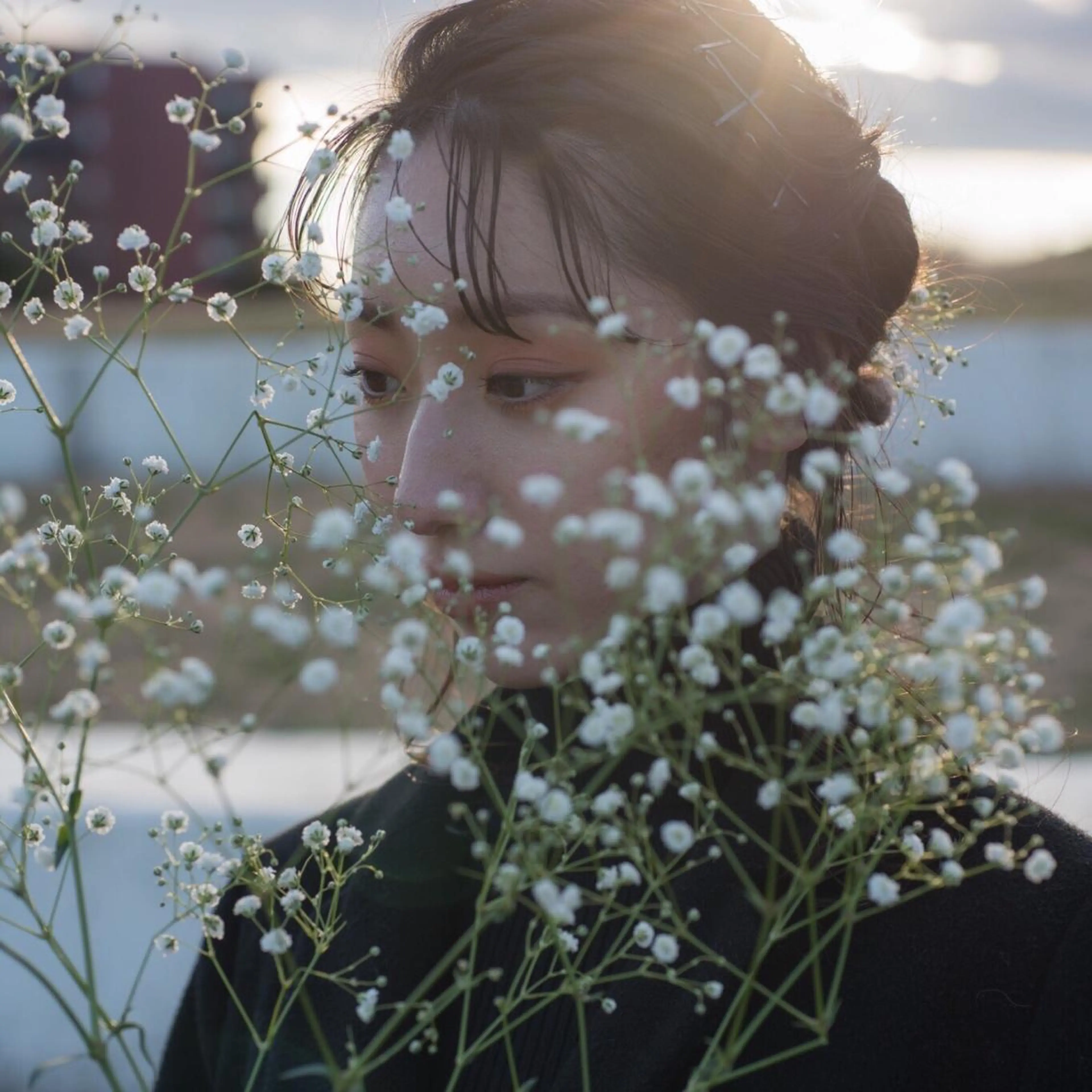 セミロング カラー ヘアアレンジ 寒河江 友花のヘアスタイル