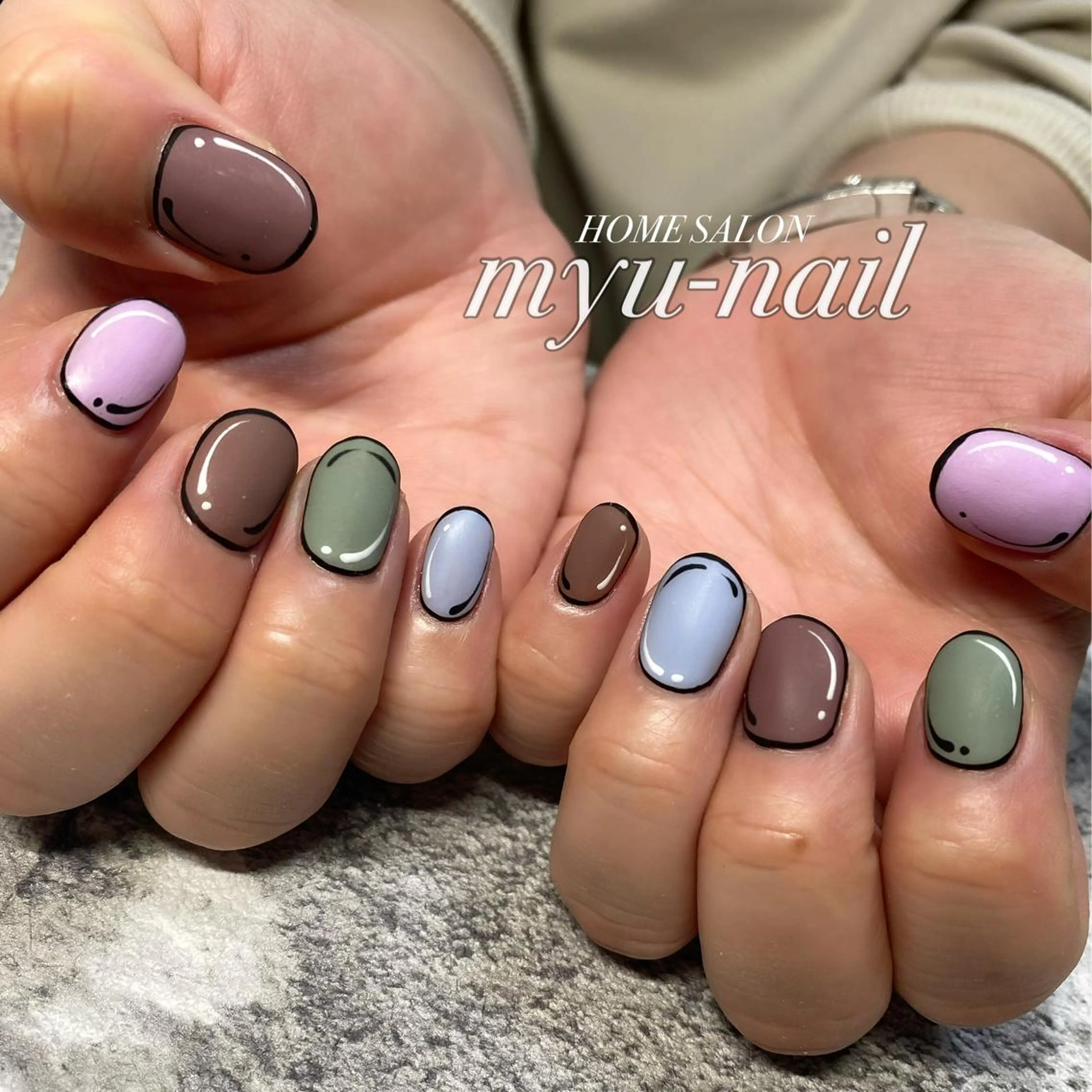 ネイル ホームサロン myu-nailのネイルデザイン