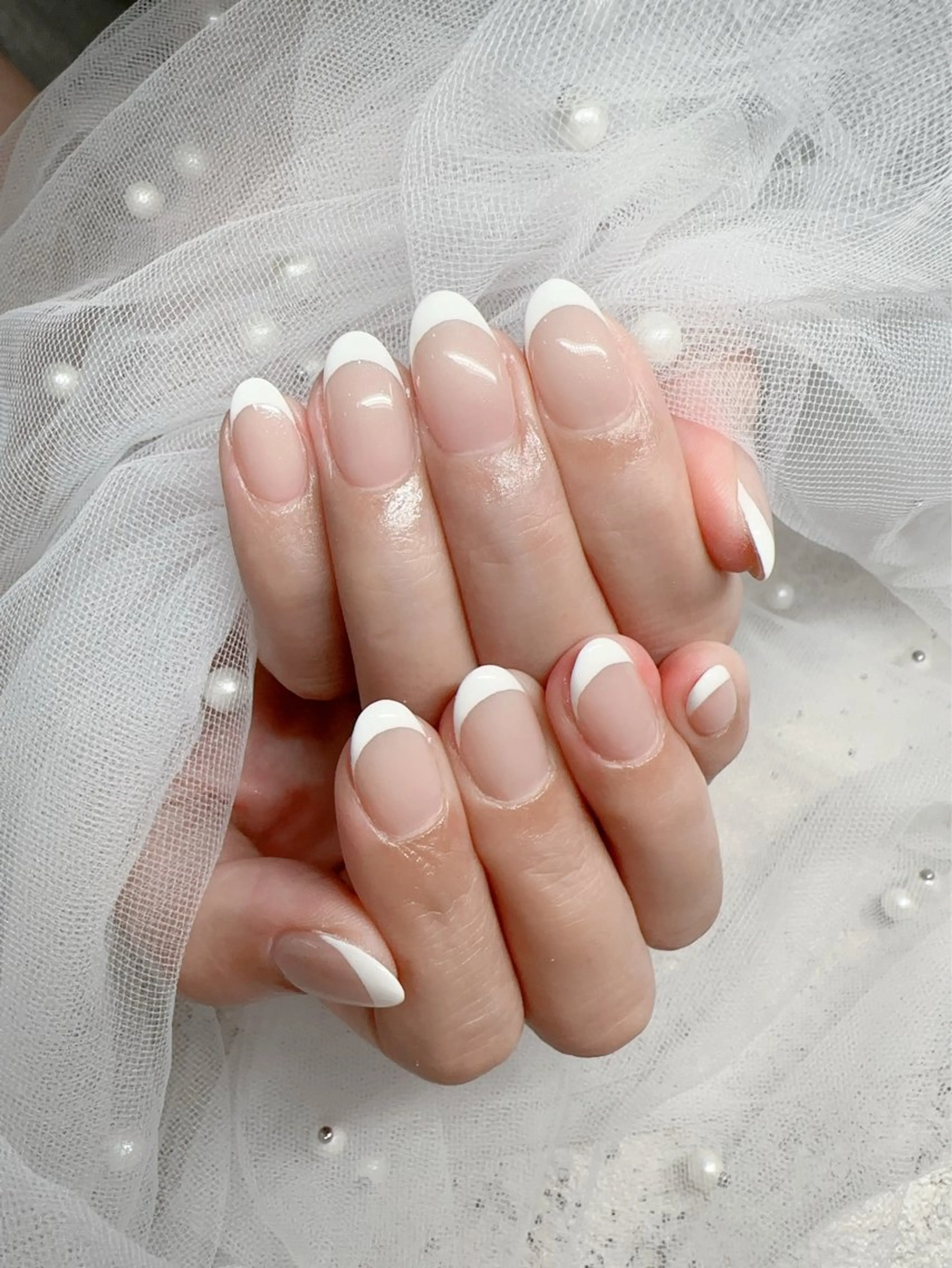 ミディアム ハンドネイル ハンドケア Muse nail USUIのネイルデザイン