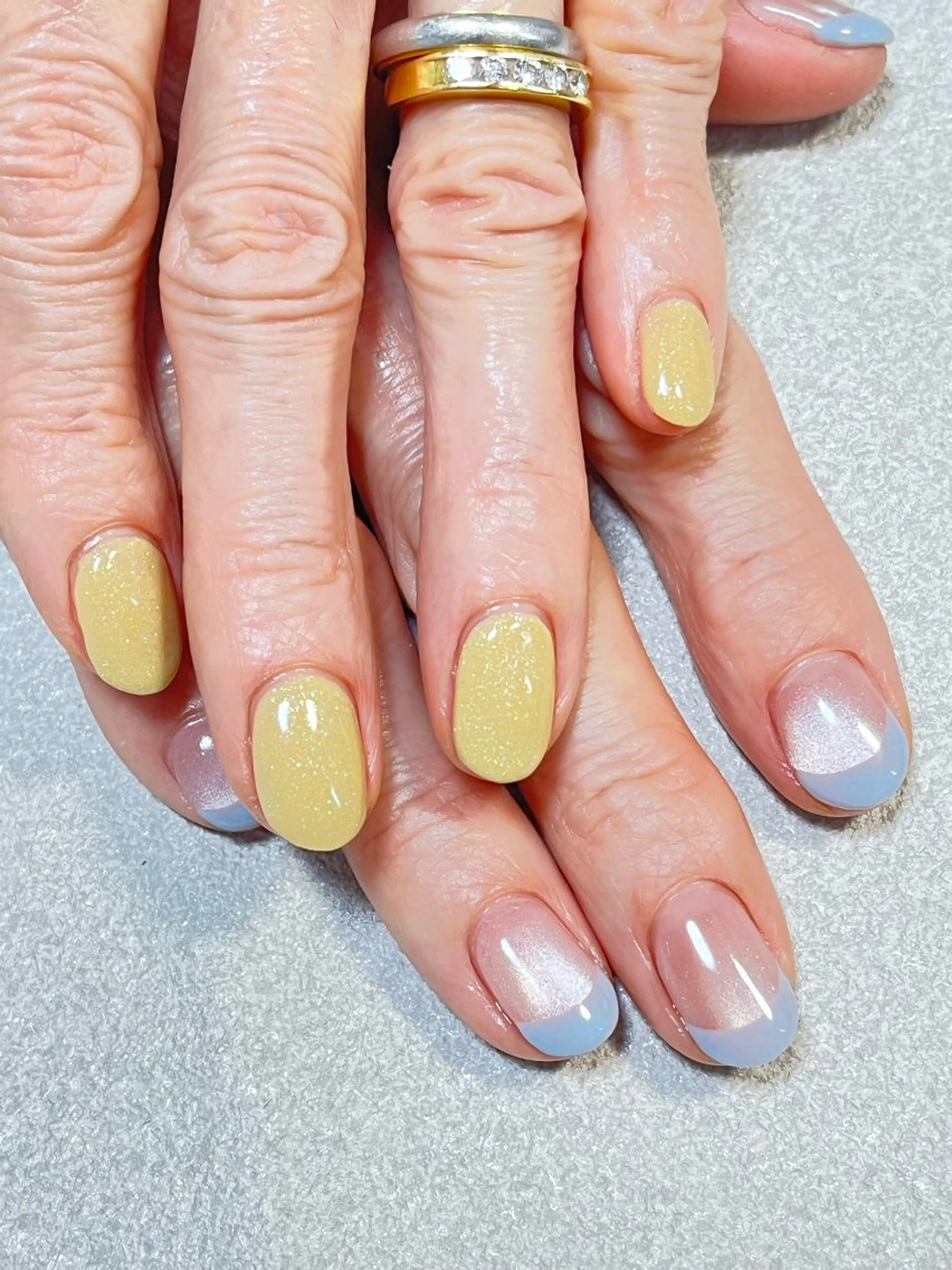ネイル フレンチネイル マグネットネイル Nail Space R所属・ネイルスペースR 小林のネイルデザイン