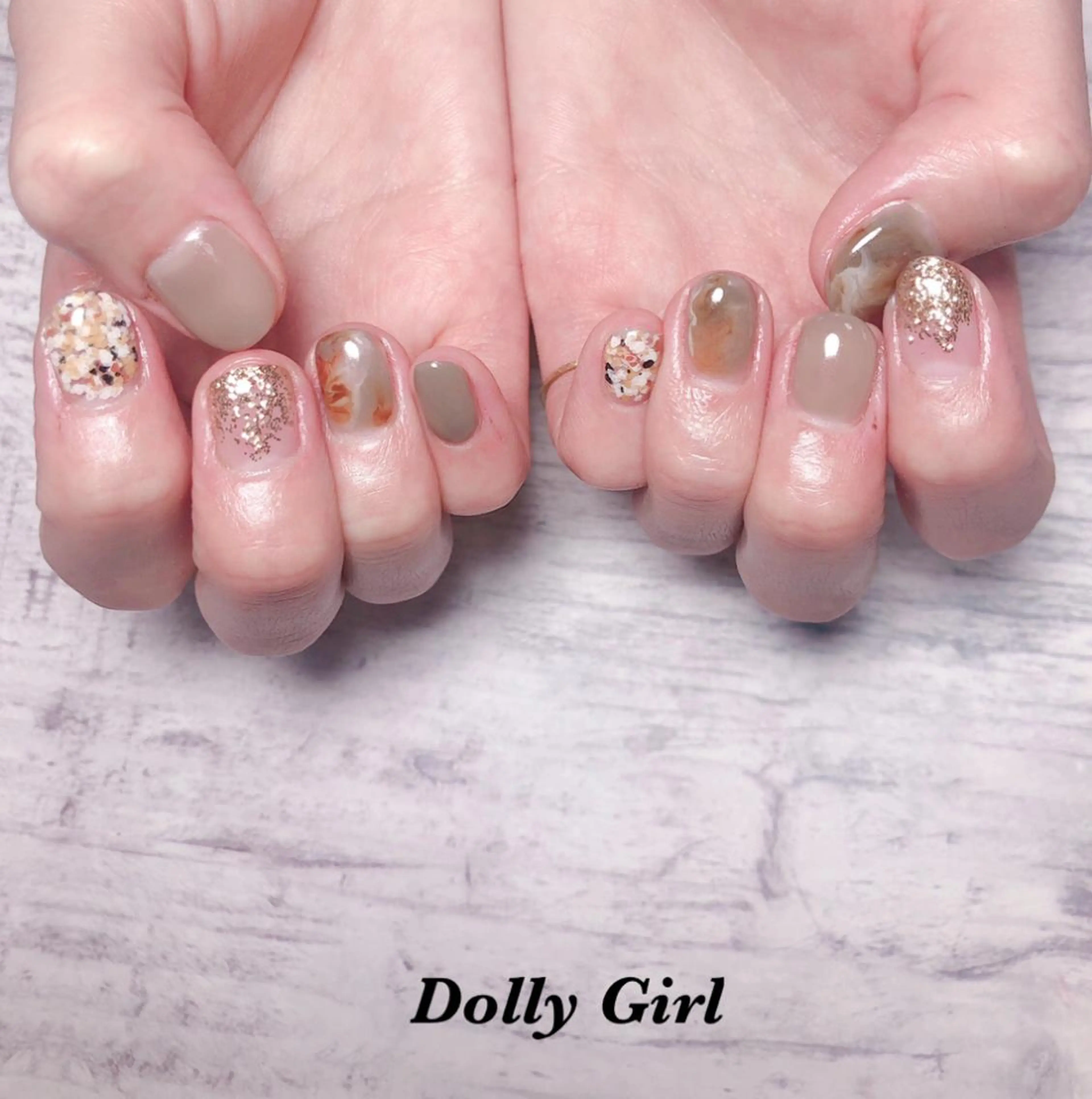 ネイル 個室ネイルサロンDolly  Girl〜ドーリーガール〜所属・DollyGirl KYOKOのネイルデザイン
