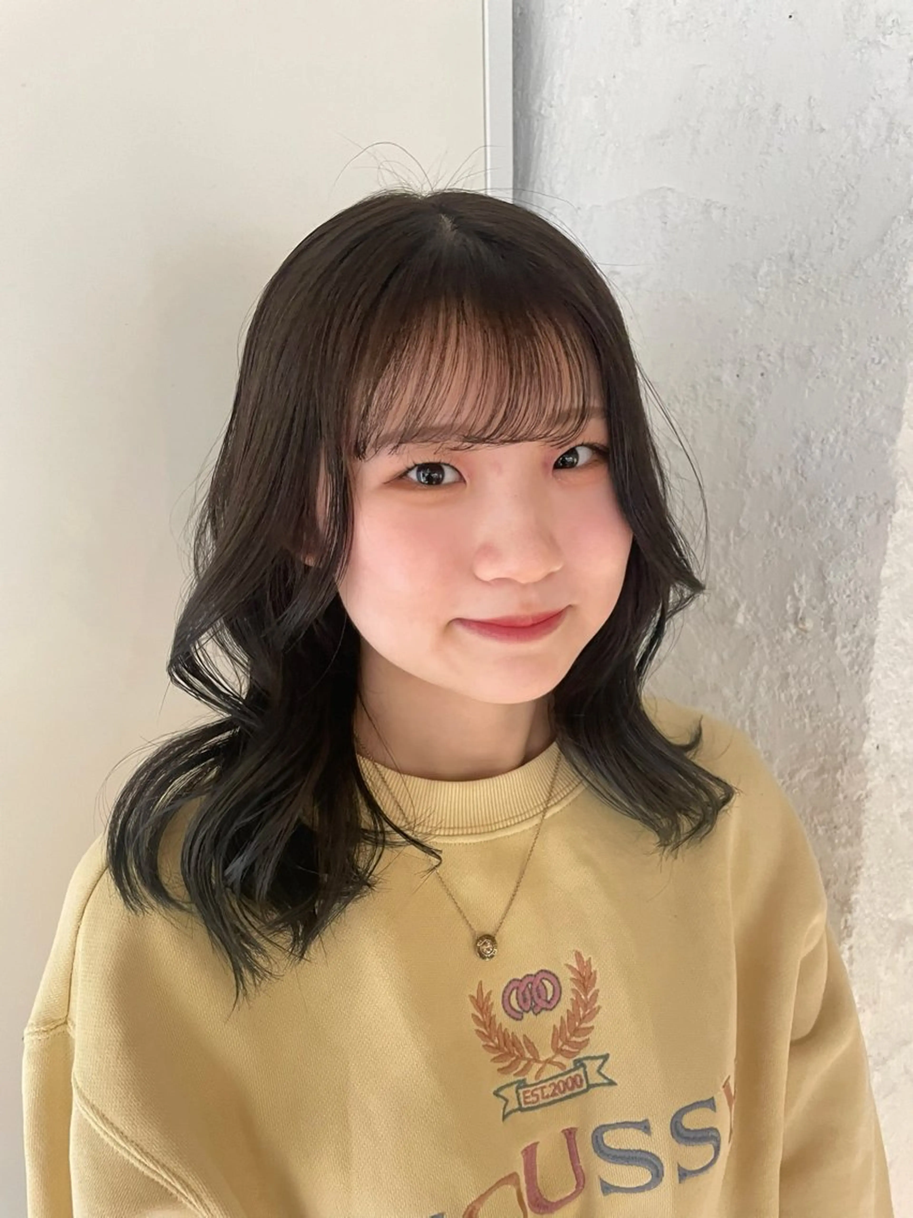 セミロング カラー ブリーチ ユウナ🎀レイヤー/ 暖色カラーのヘアスタイル