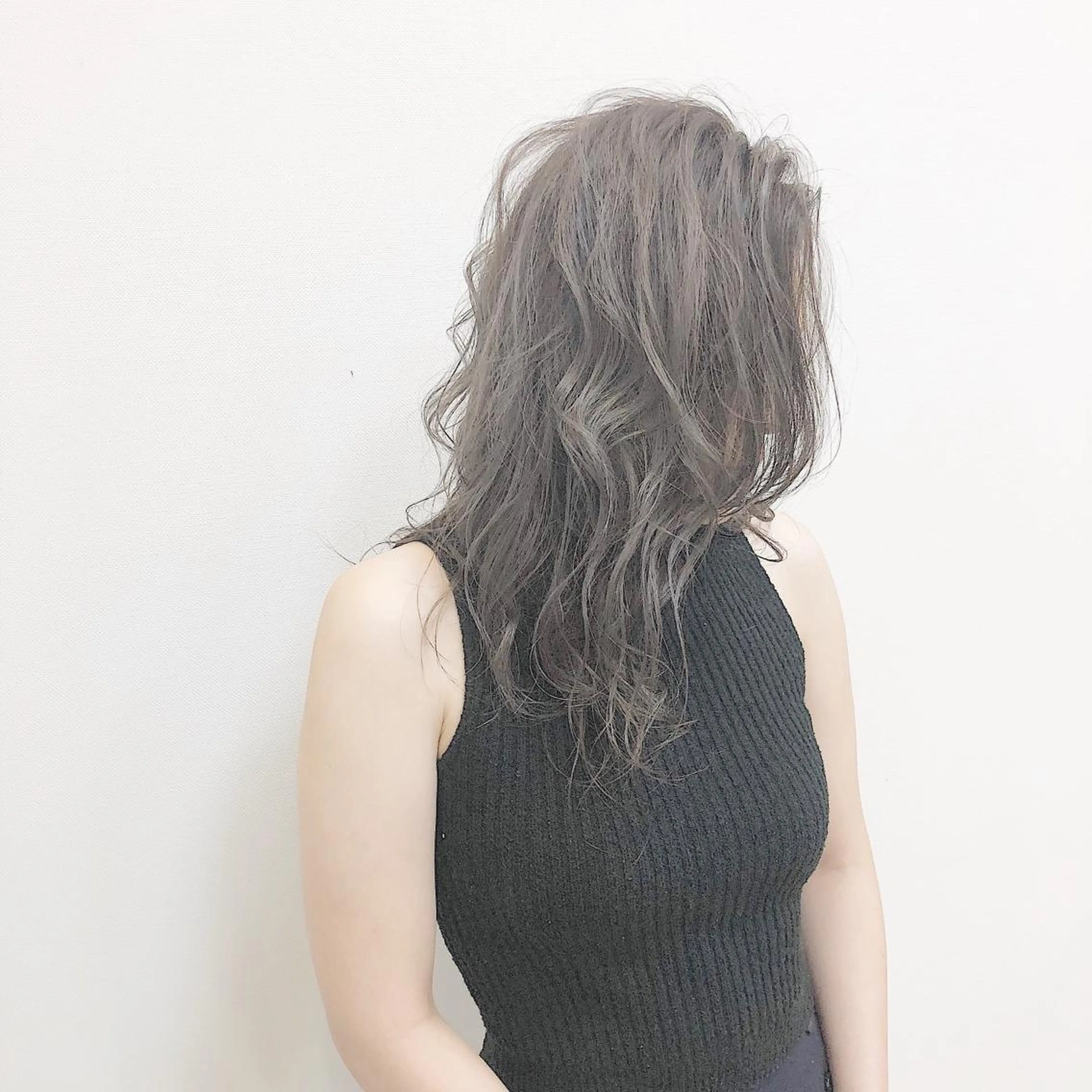 ロング レイヤー×縮毛矯正 深見 拓のヘアスタイル