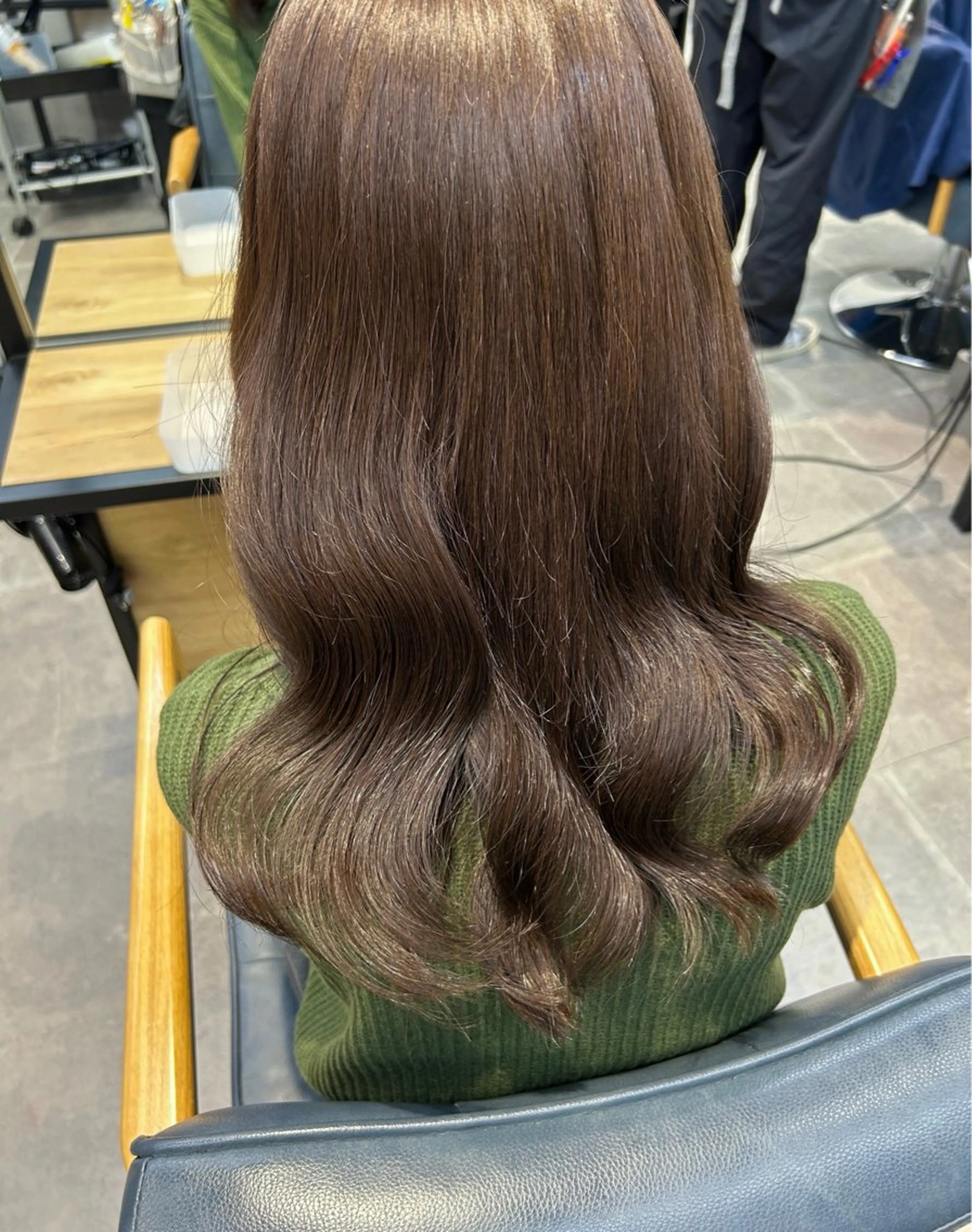 ロング カラー ブリーチ ダブルカラー ブリーチなしカラー ヘアカラー トリートメント newi梅田🫧韓国 ヘア🫧sakiのヘアスタイル