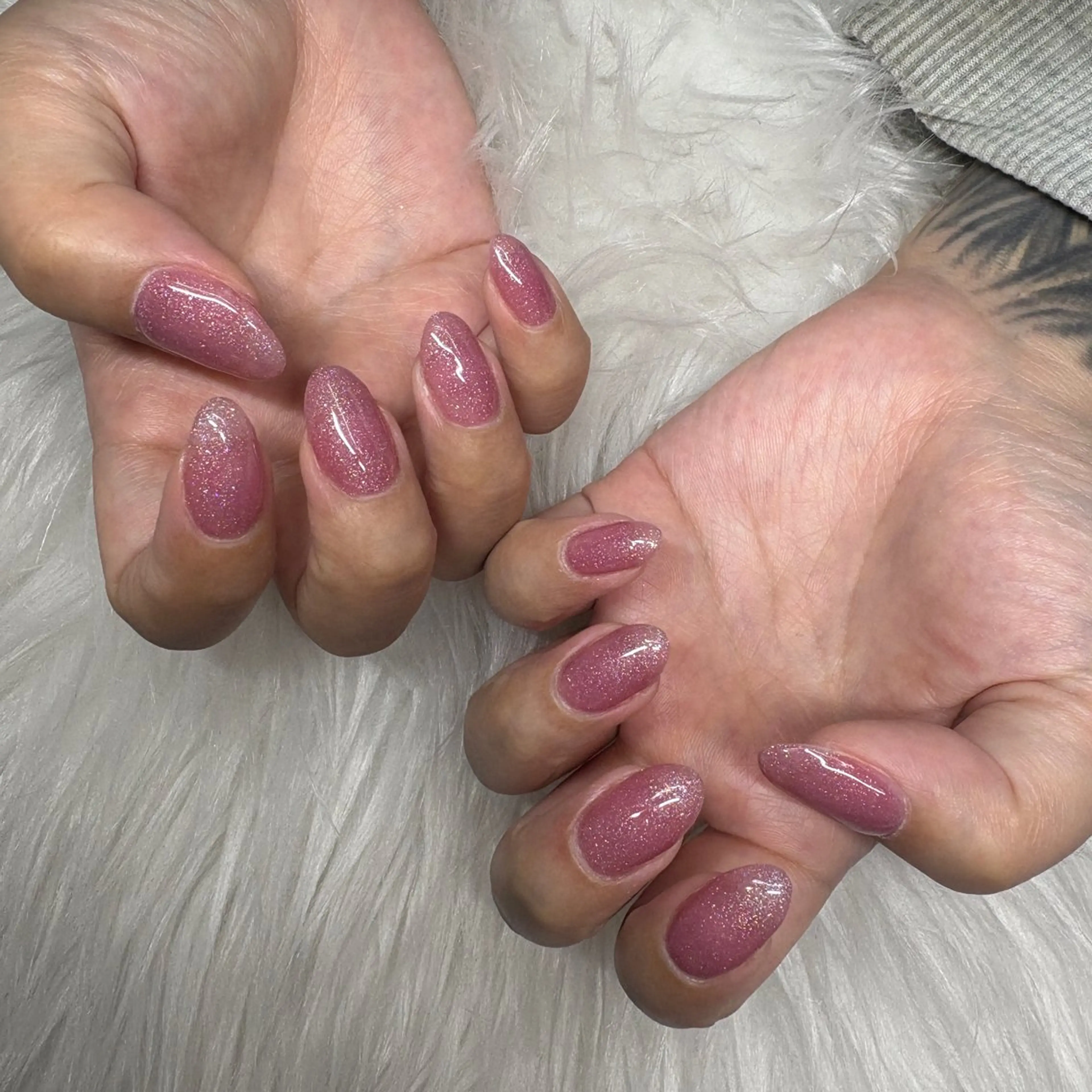 ネイル キラキラネイル ワンカラーネイル ハンドネイル Nail &Beauty Salon ☆Kirari☆所属・ビューティサロン ☆Kirari☆のネイルデザイン