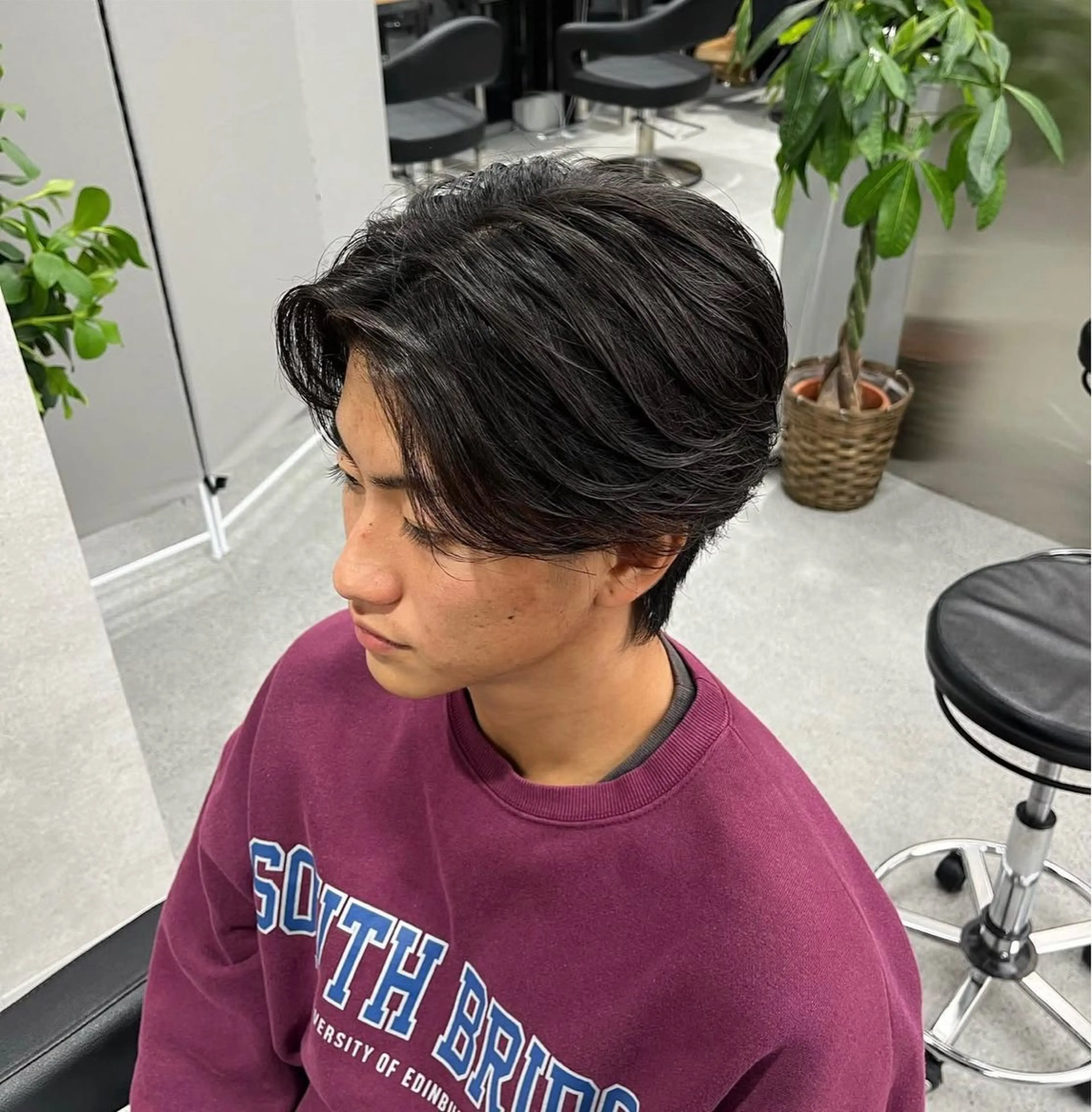 ショート カラー パーマ メンズ メンズパーマ ニュアンスパーマ カット パーマ ヘアセット 🔥メンズ 特化🔥菊水皐暉🔥のヘアスタイル