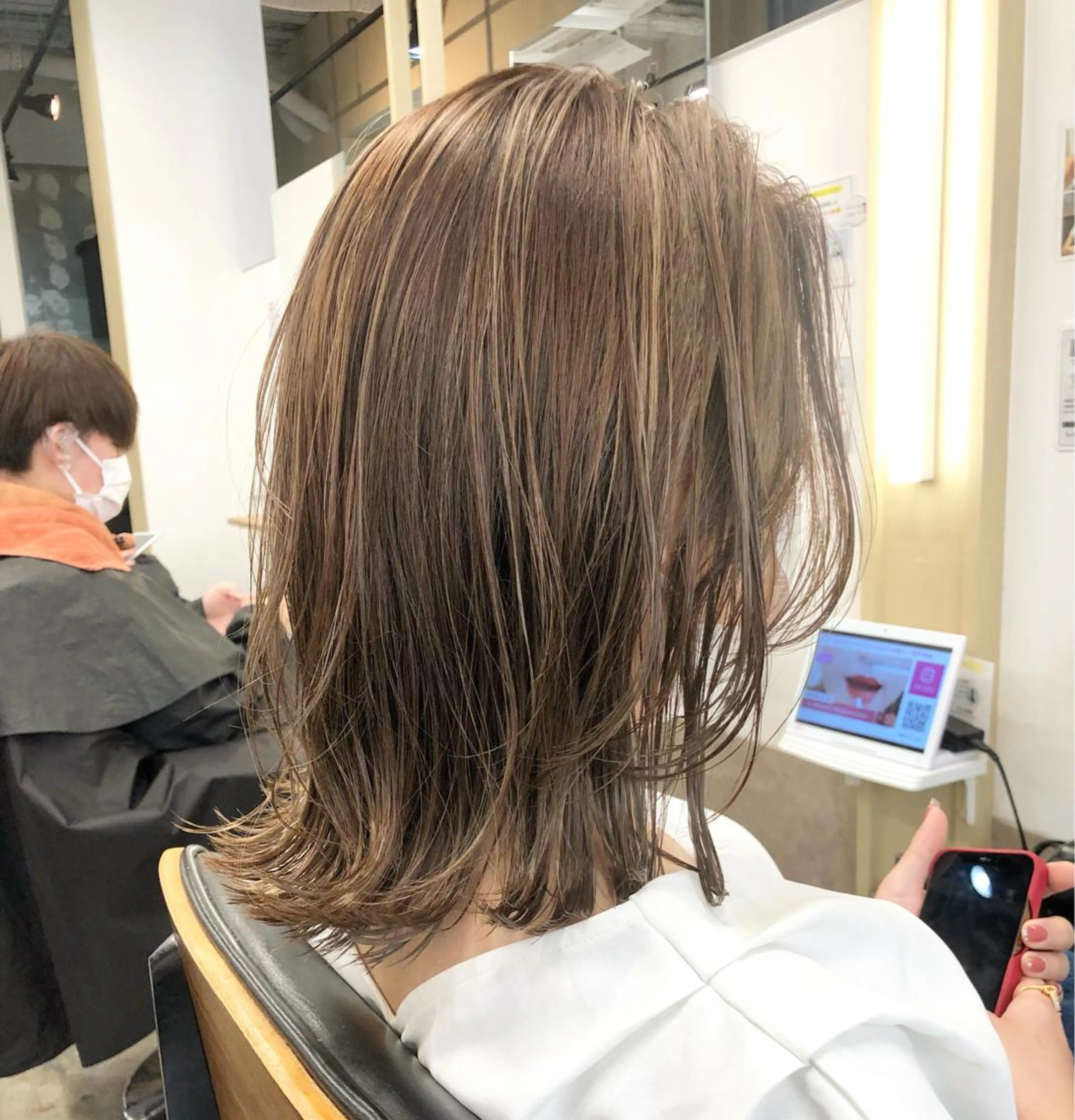 ミディアム カラー ハイライトカラー ハイライト icon.hakata所属・kazuki iconのヘアスタイル