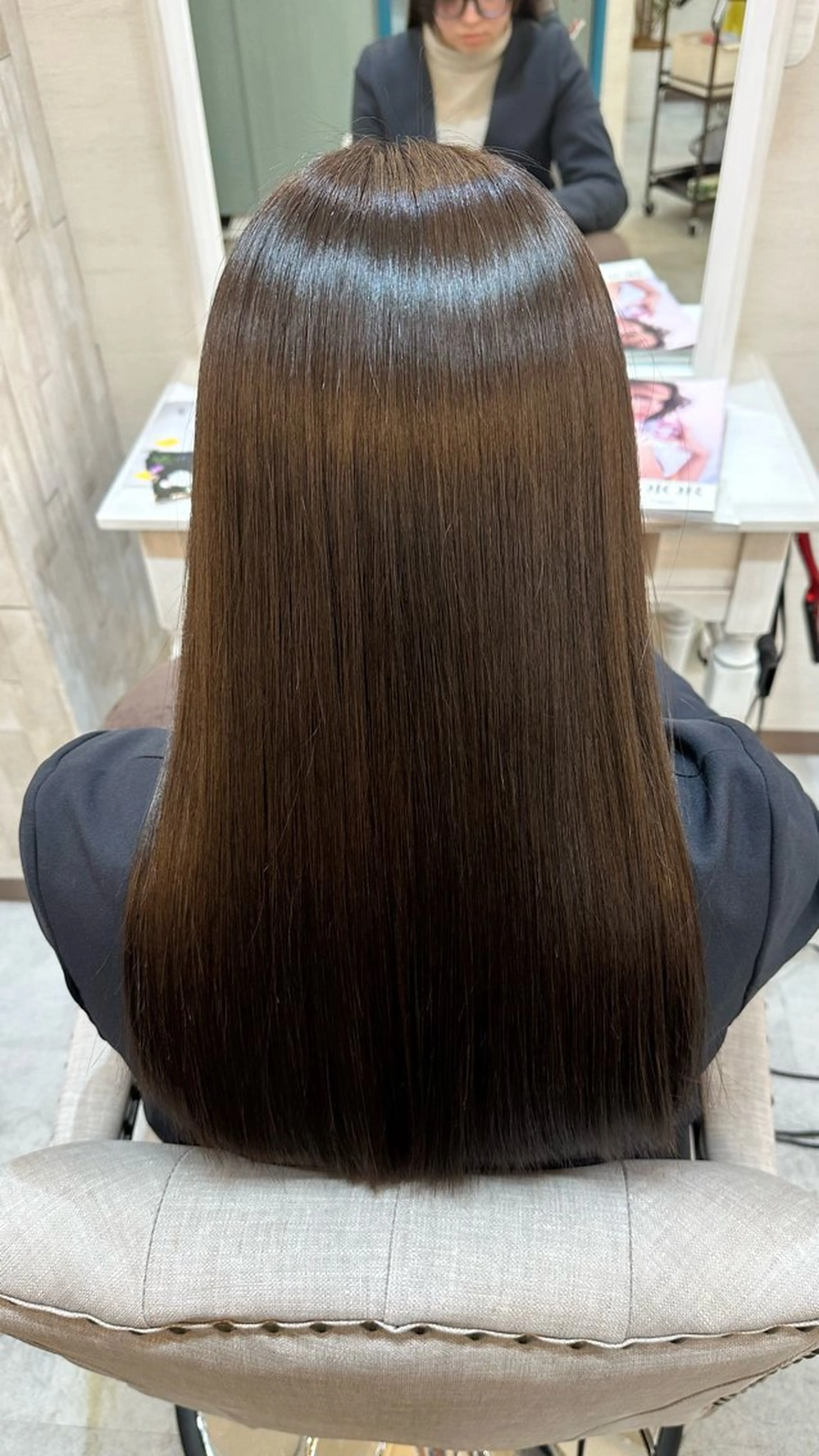 ロング カラー 🖤ほのか/ツヤ髪 /髪質改善/縮毛矯正のヘアスタイル