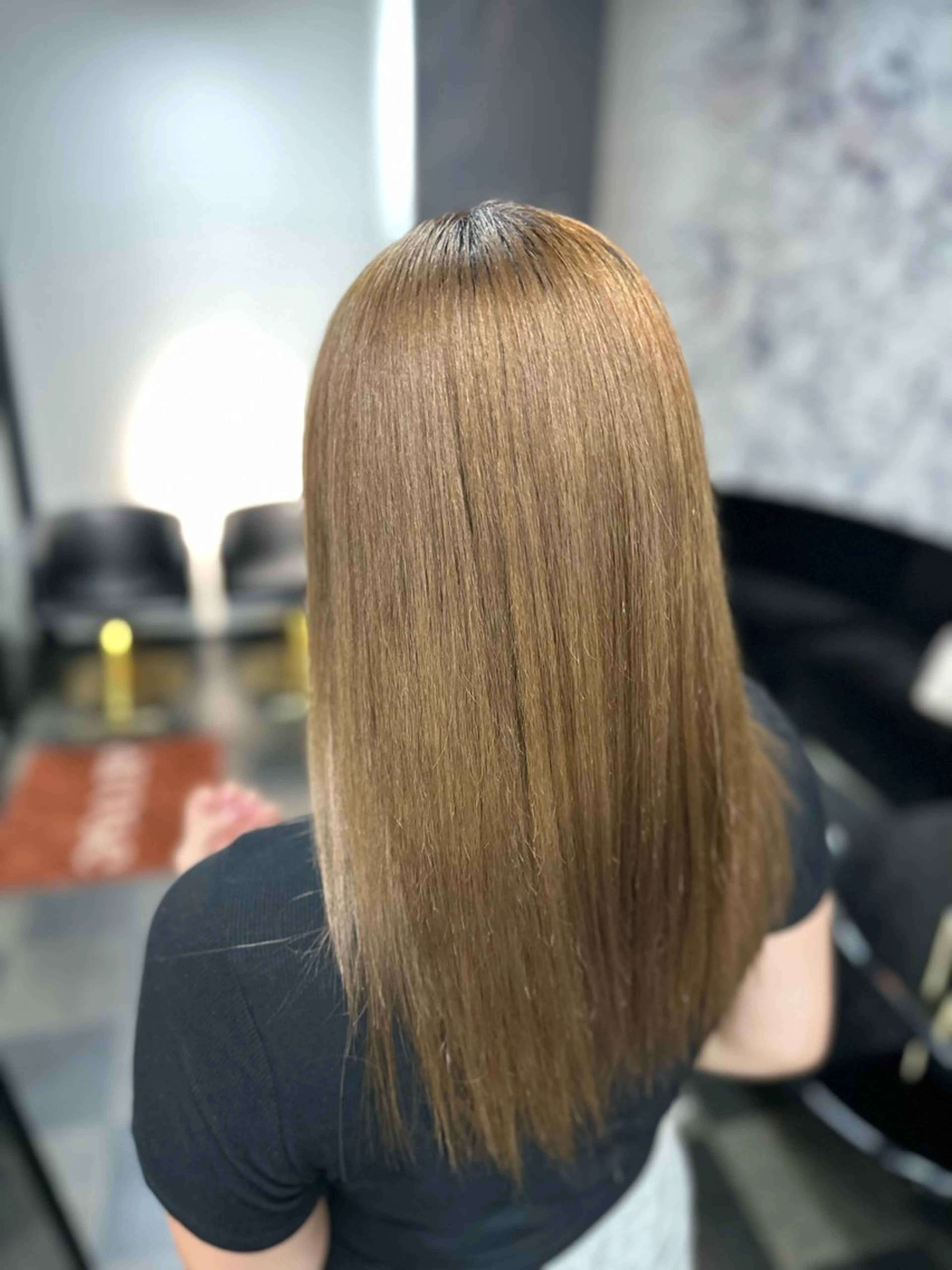 ロング ヘアカラー 北村 理奈のヘアスタイル