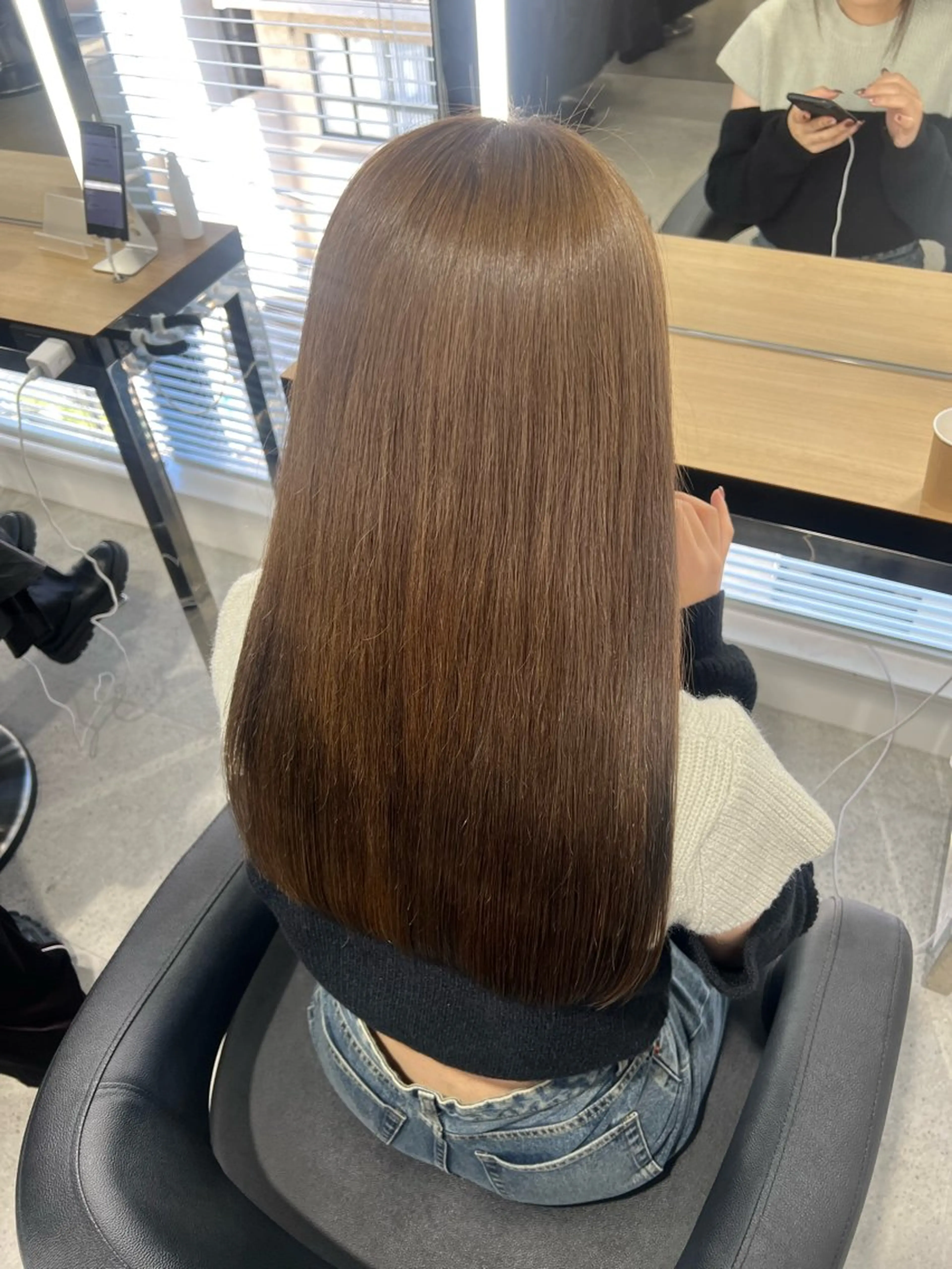 ロング カラー ヘアカラー 💗愛され暖色💗 ピンク/レッド💗のヘアスタイル