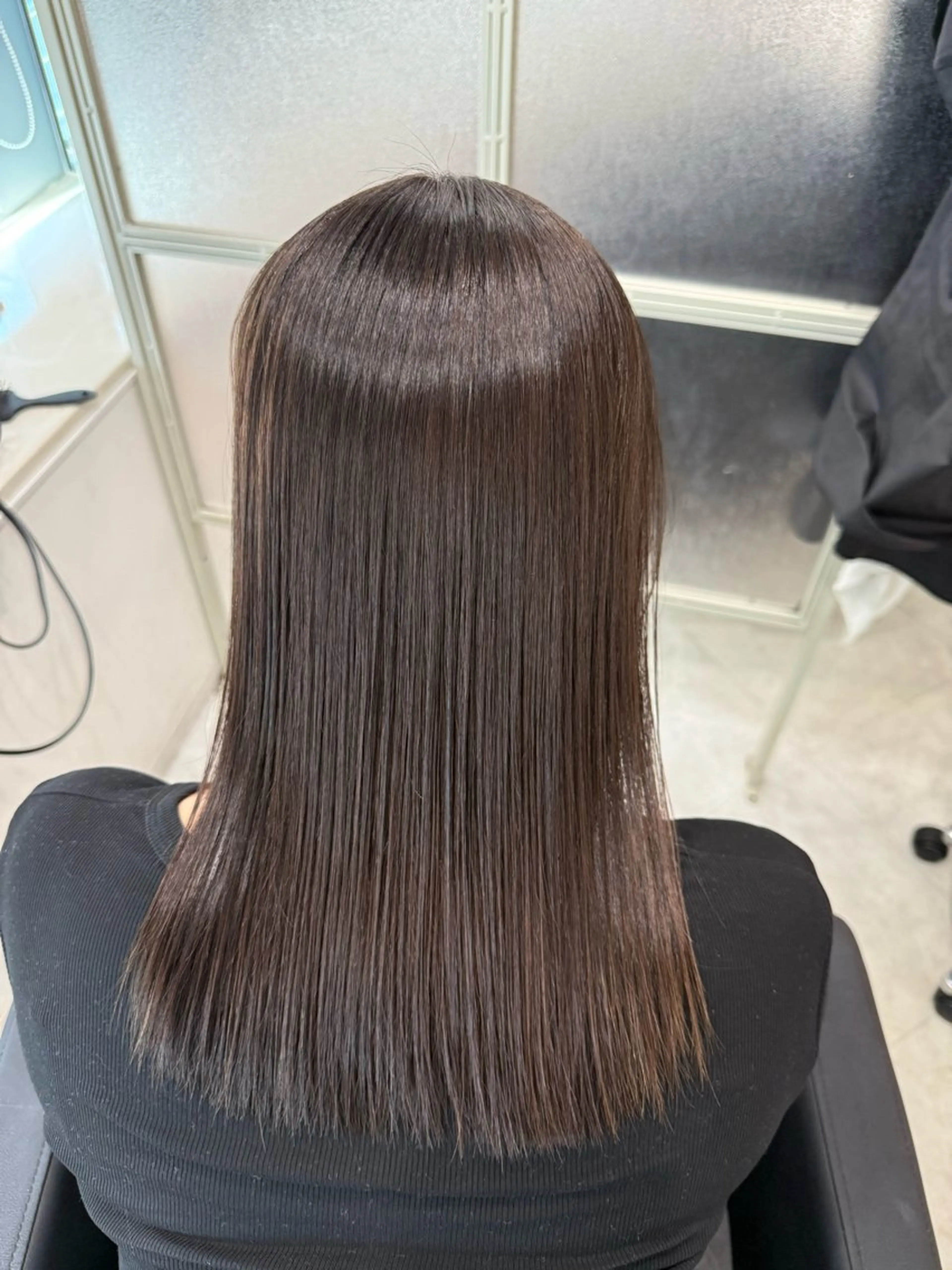 ロング 髪質改善 カット ヘアカラー トリートメント ヘアセット MAHO/透明感カラ ー/髪質改善🍒のヘアスタイル