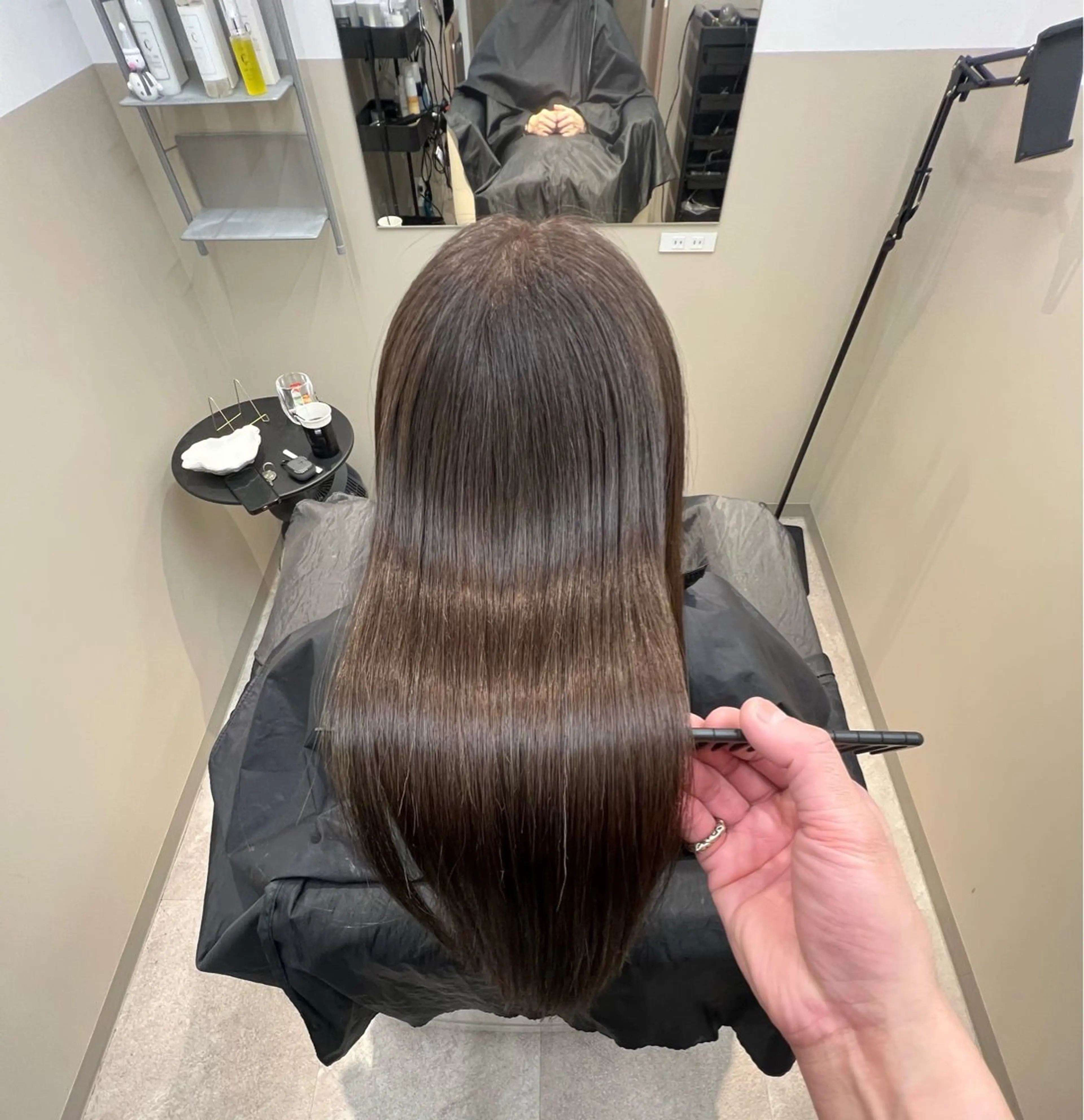 ロング カラー カット ヘアカラー 縮毛矯正 トリートメント SALOWIN神戸三宮Suite店所属・髪質改善　美髪特化 ★神田のヘアスタイル