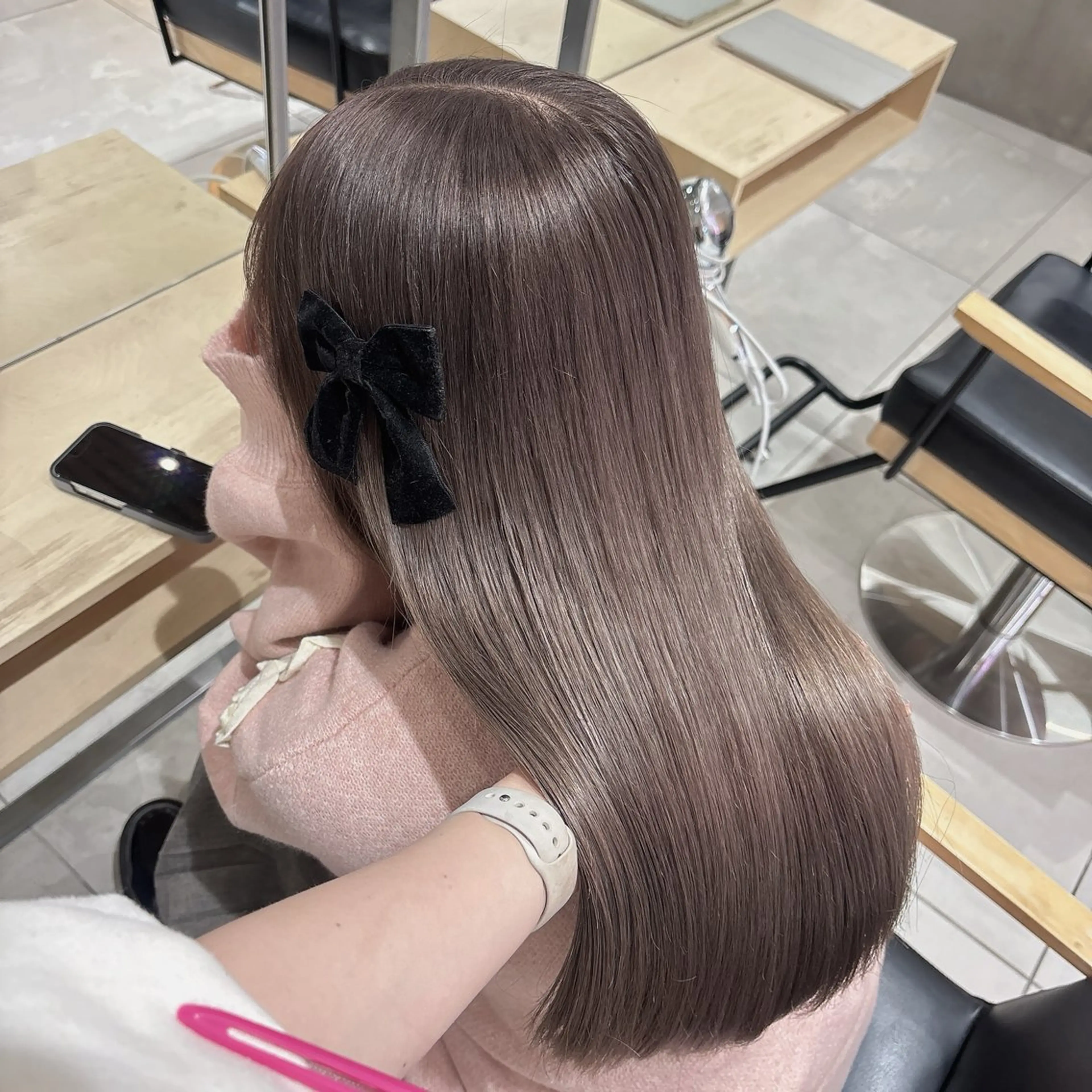 ロング ヘアカラー ゆるふわ透明感カラー 🎀ほの/表参道のヘアスタイル