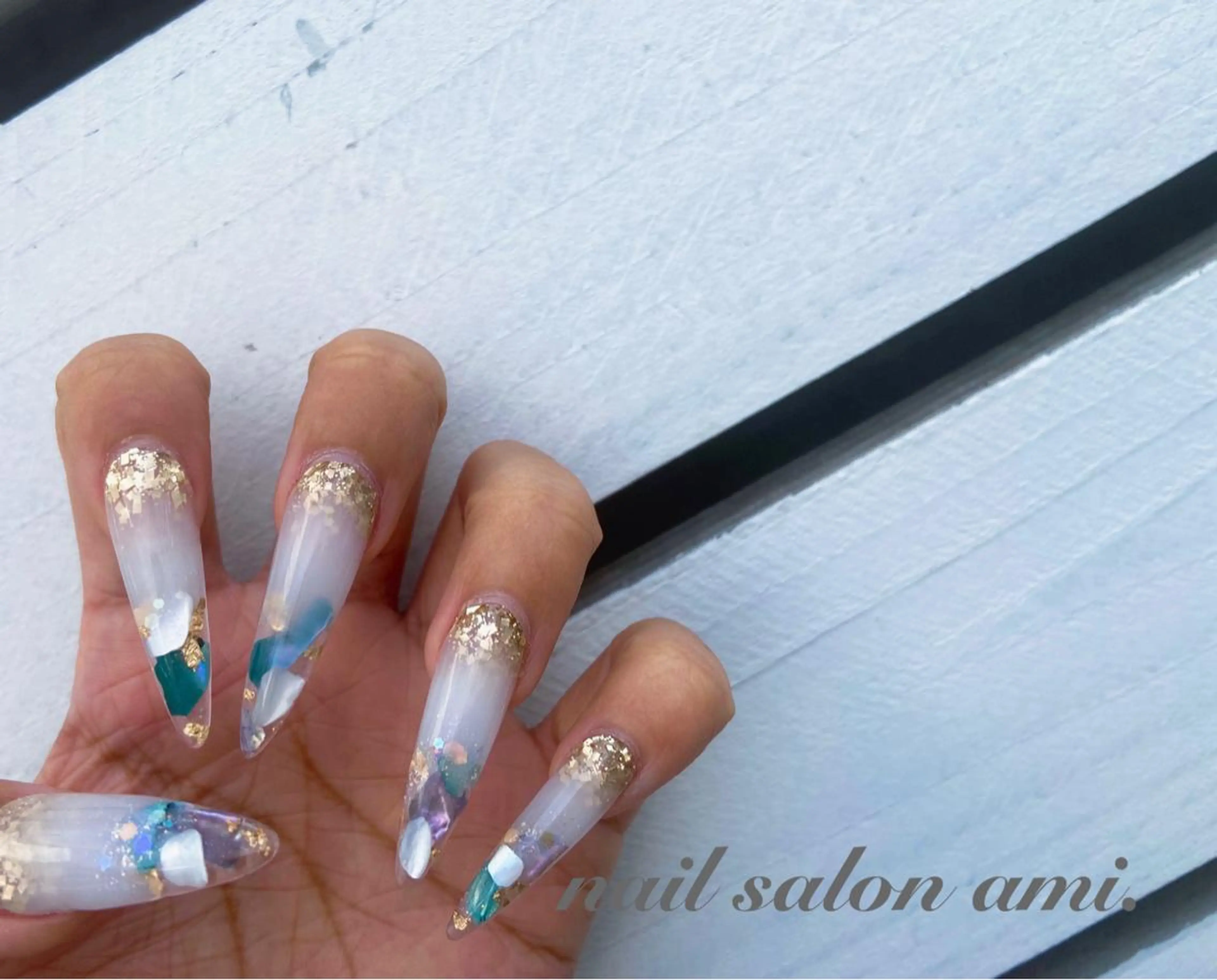 ロング ネイル nail salon amiのネイルデザイン