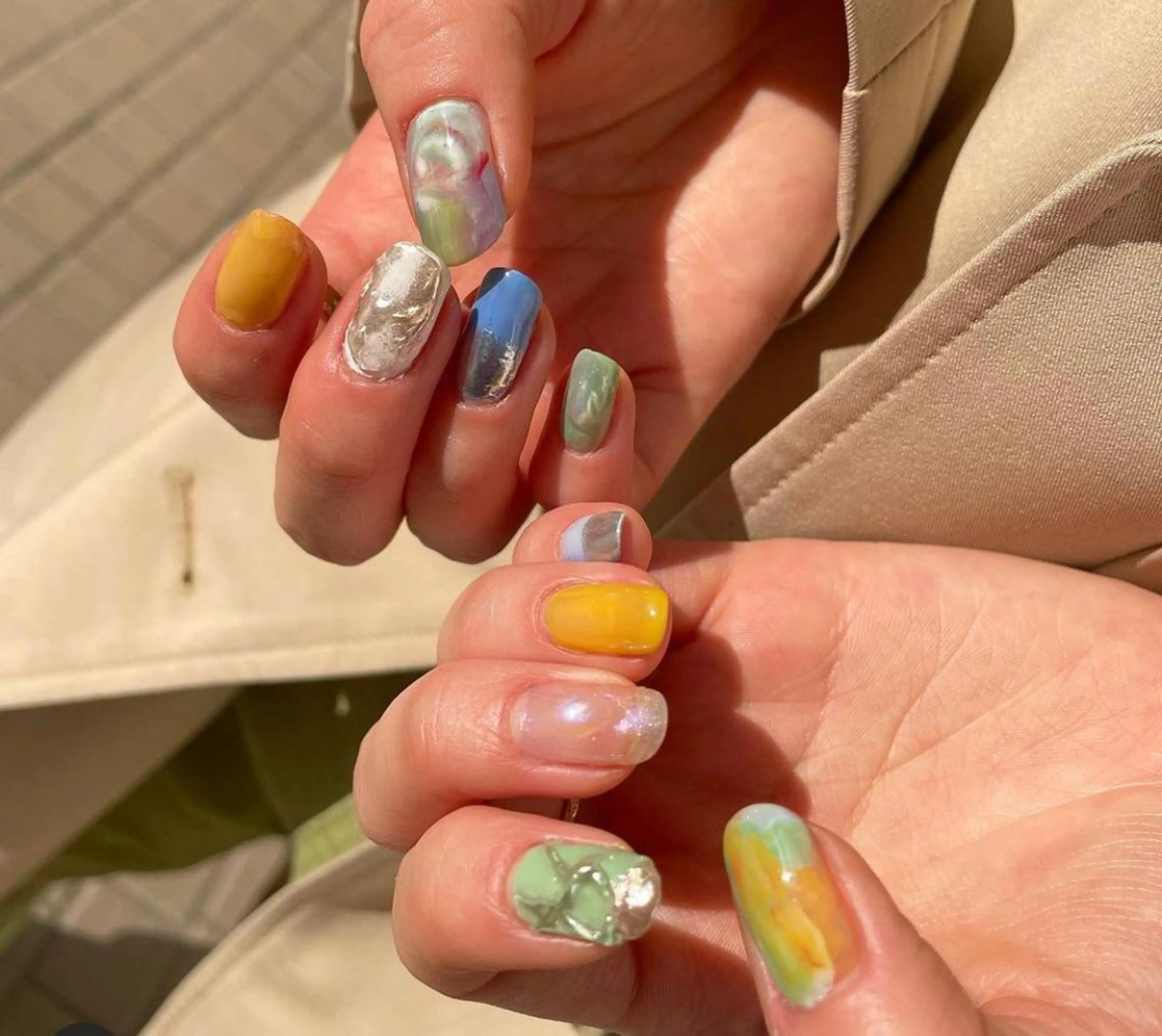 ネイル 栗田 ゆう子のネイルデザイン