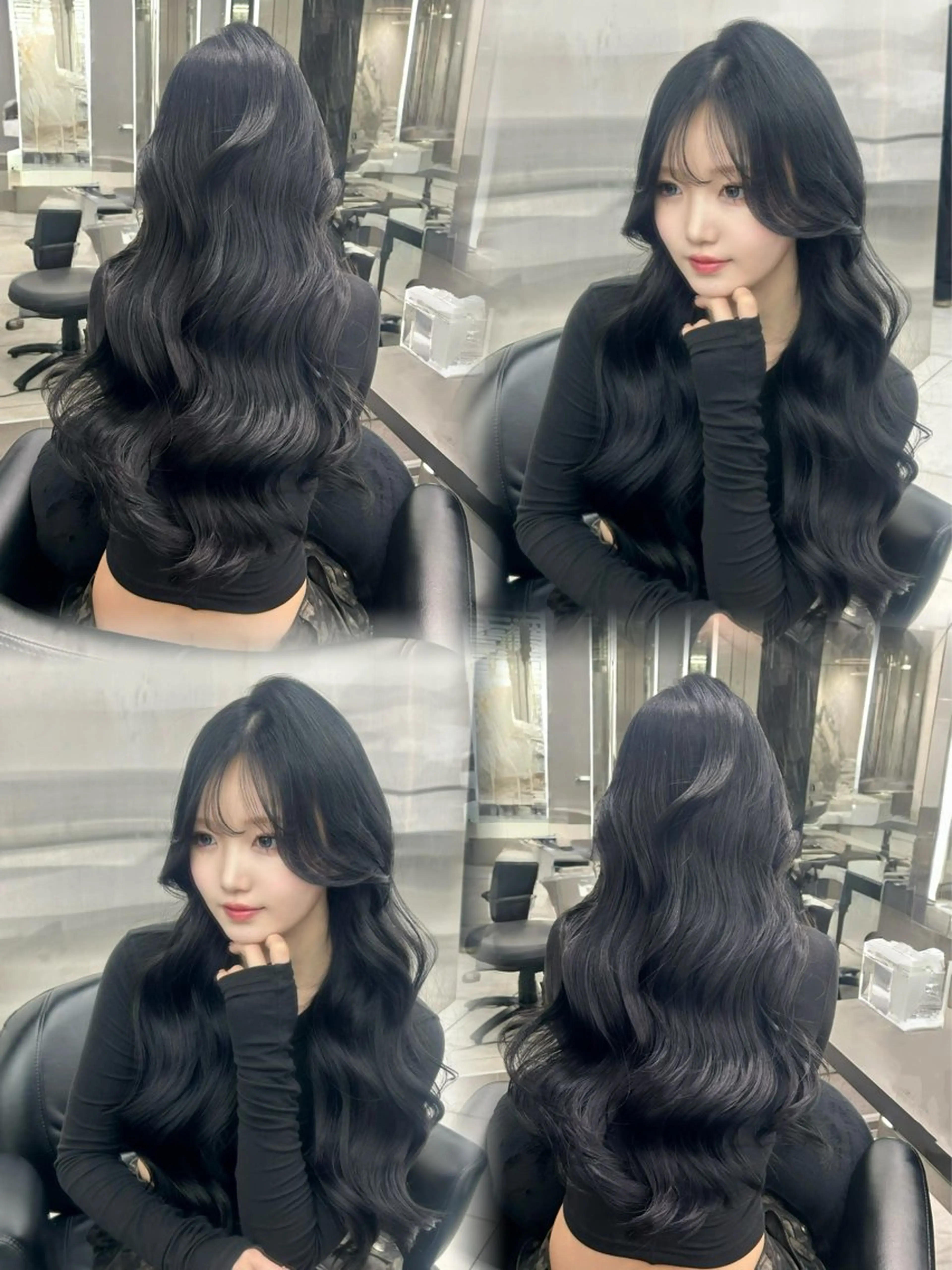ロング カット ヘアカラー トリートメント 銀座/韓国ヘア🤍 レイヤーAYUMIのヘアスタイル