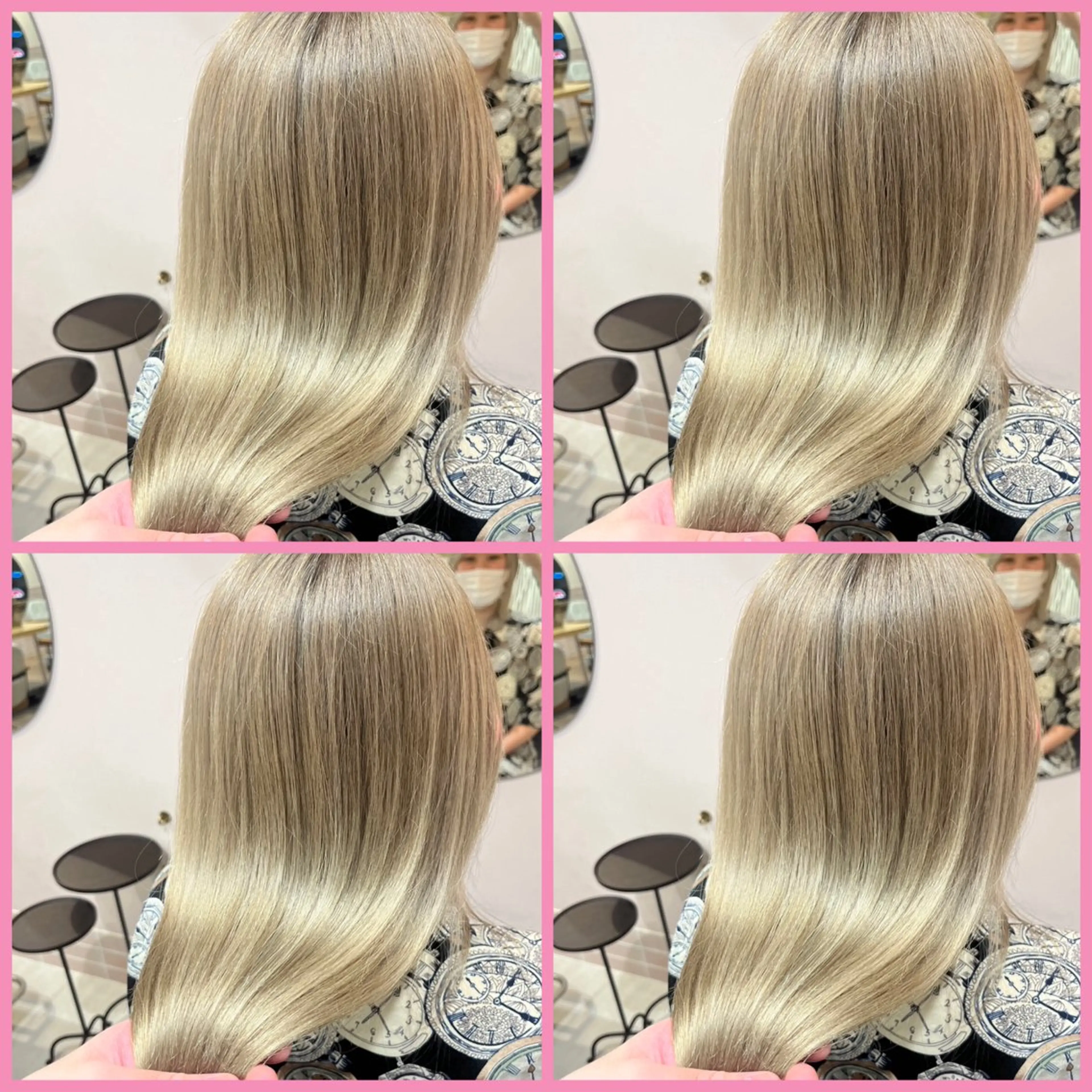 ロング カラー ヘアカラー トリートメント ハイトーンデザイン カラー特化🌟木下のヘアスタイル