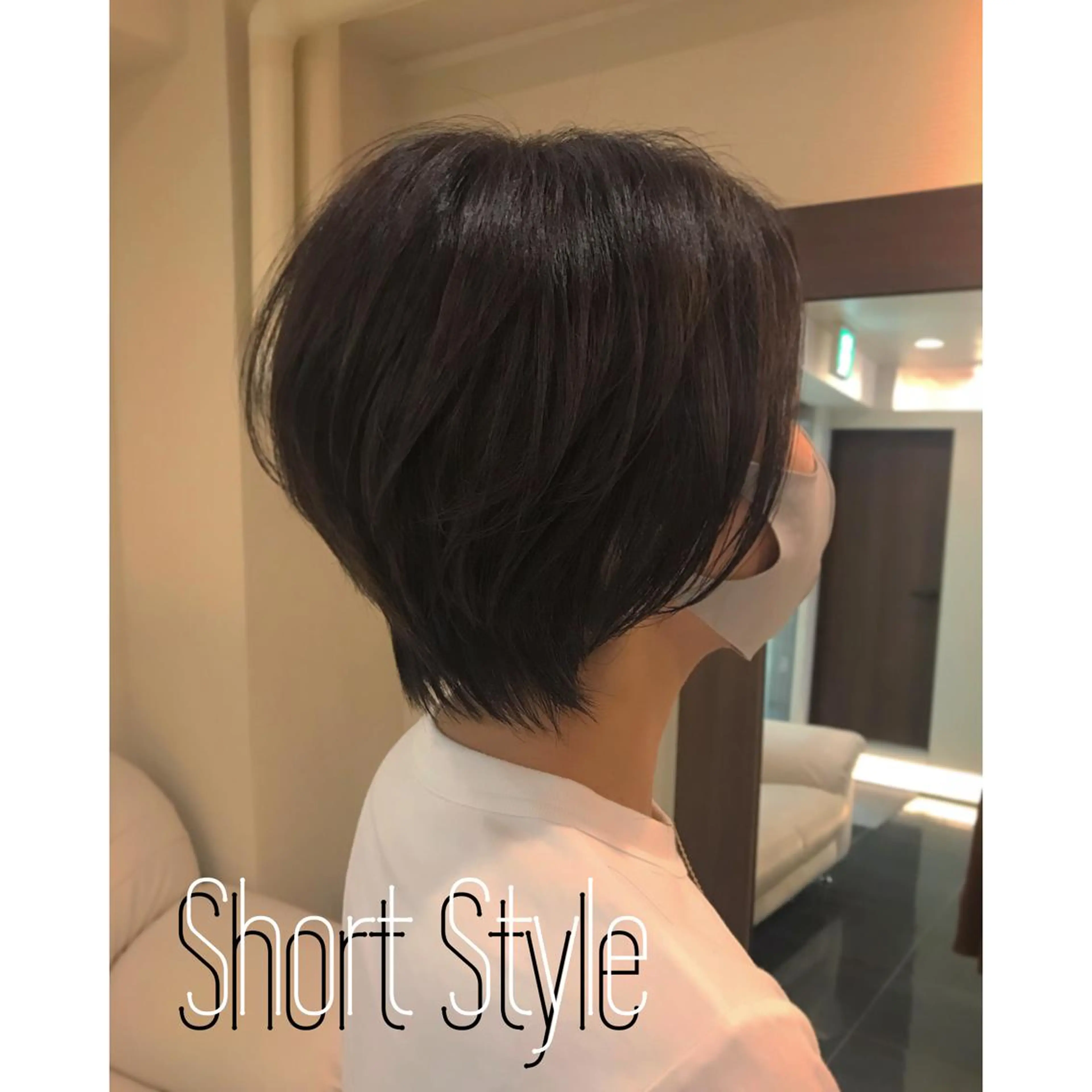 ショート カラー くびれヘア 似合わせカット ショートヘア カット ヘッドスパ チーフデザイナー 若林　麻衣のヘアスタイル