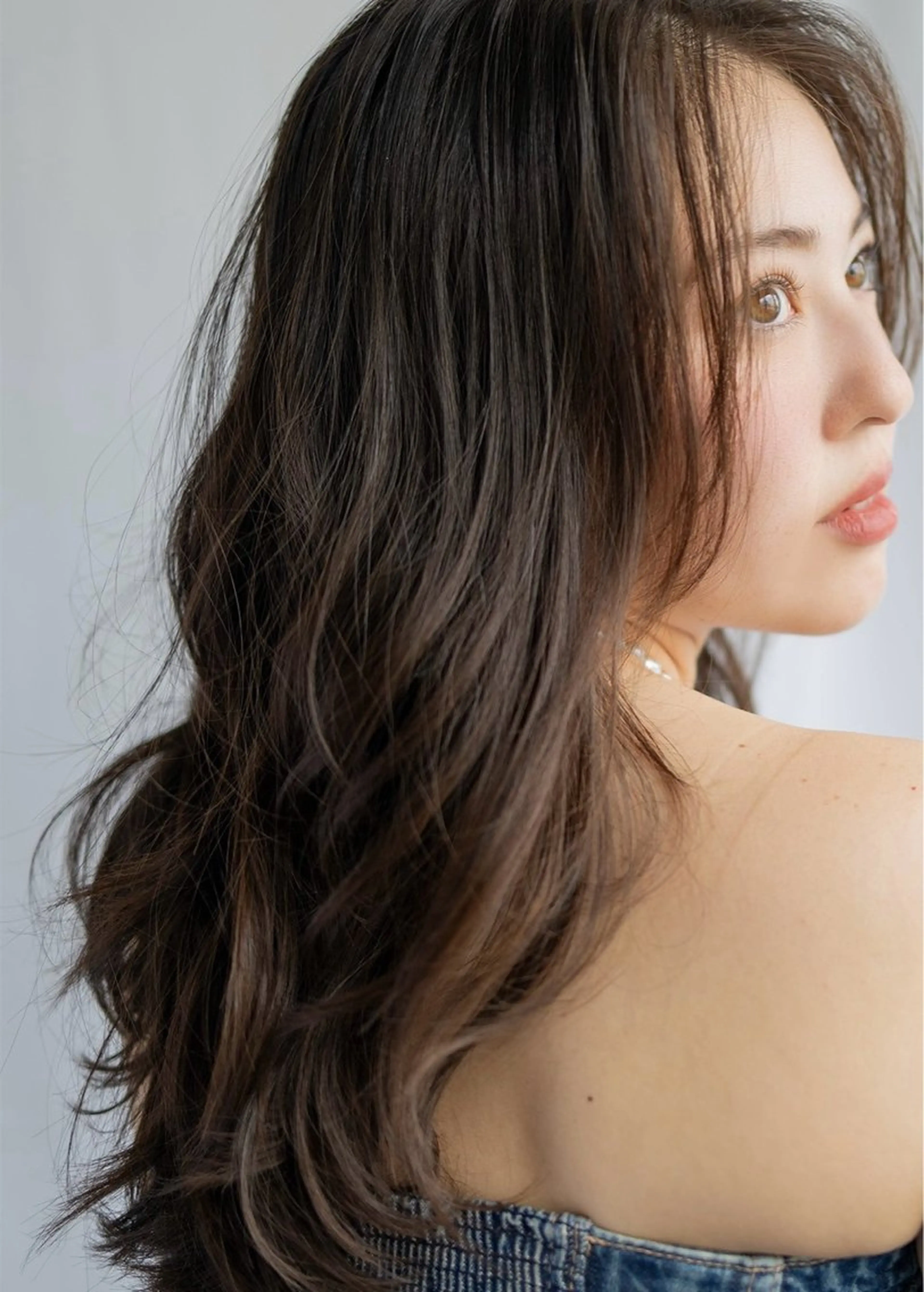 ロング レイヤーカット カット ヘッドスパ shampoo hair salon所属・🫧レイヤー/透明感 カラー/Ryukaのヘアスタイル