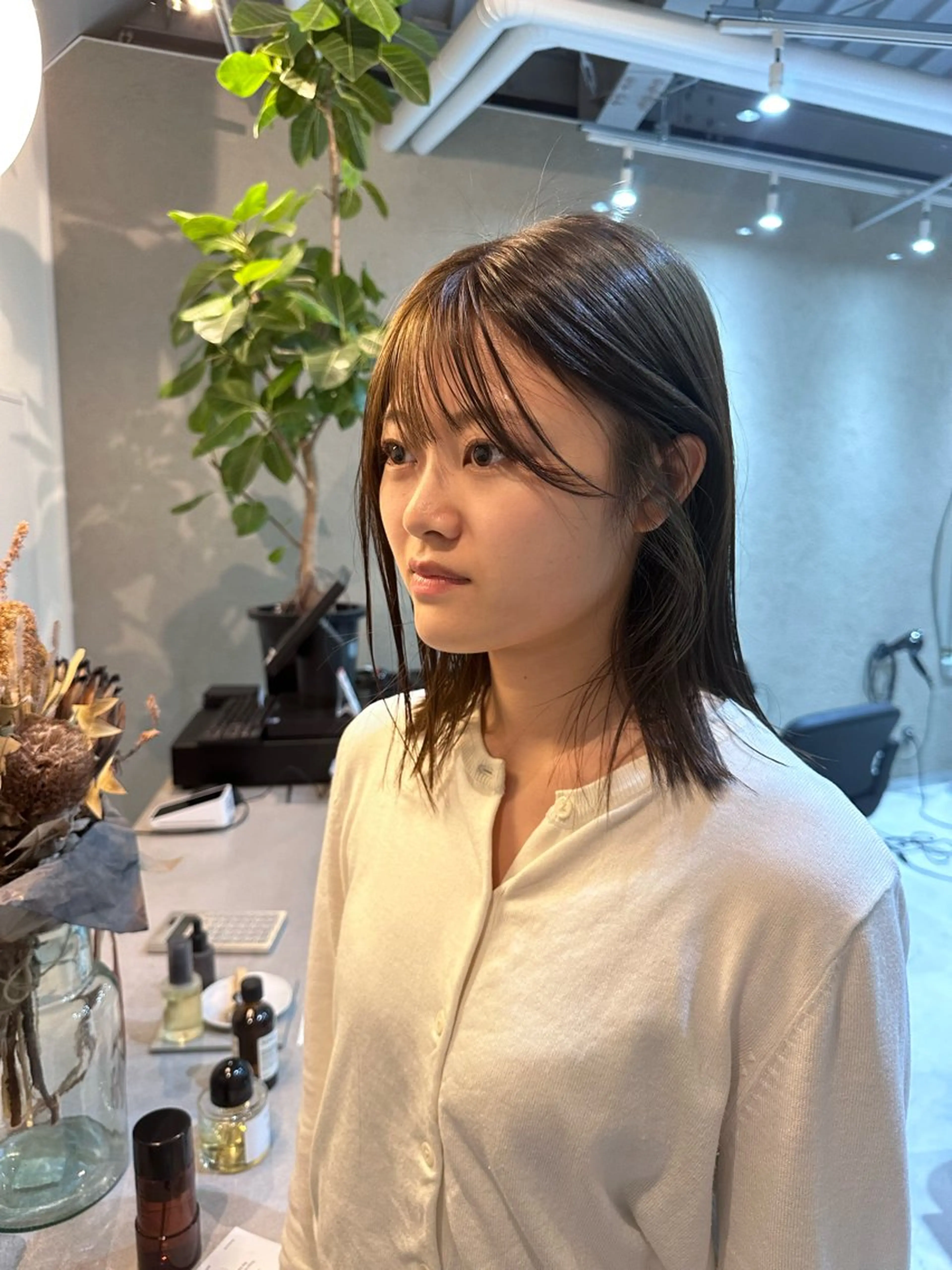 ミディアム カラー ［  ］Shiro所属・Shiro RENのヘアスタイル