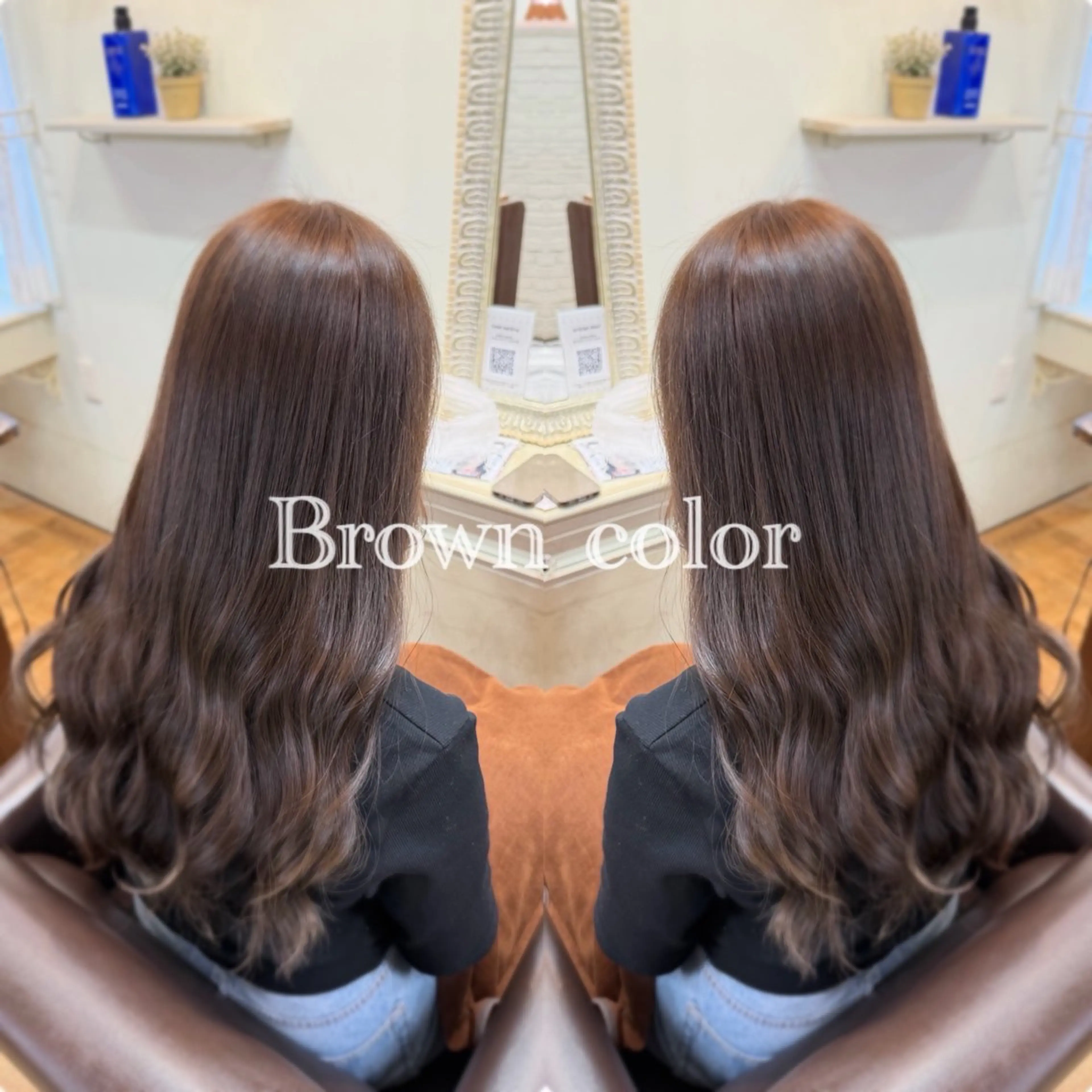 ロング 南草津/トレンドカラ ー/パーマ　西村美月のヘアスタイル