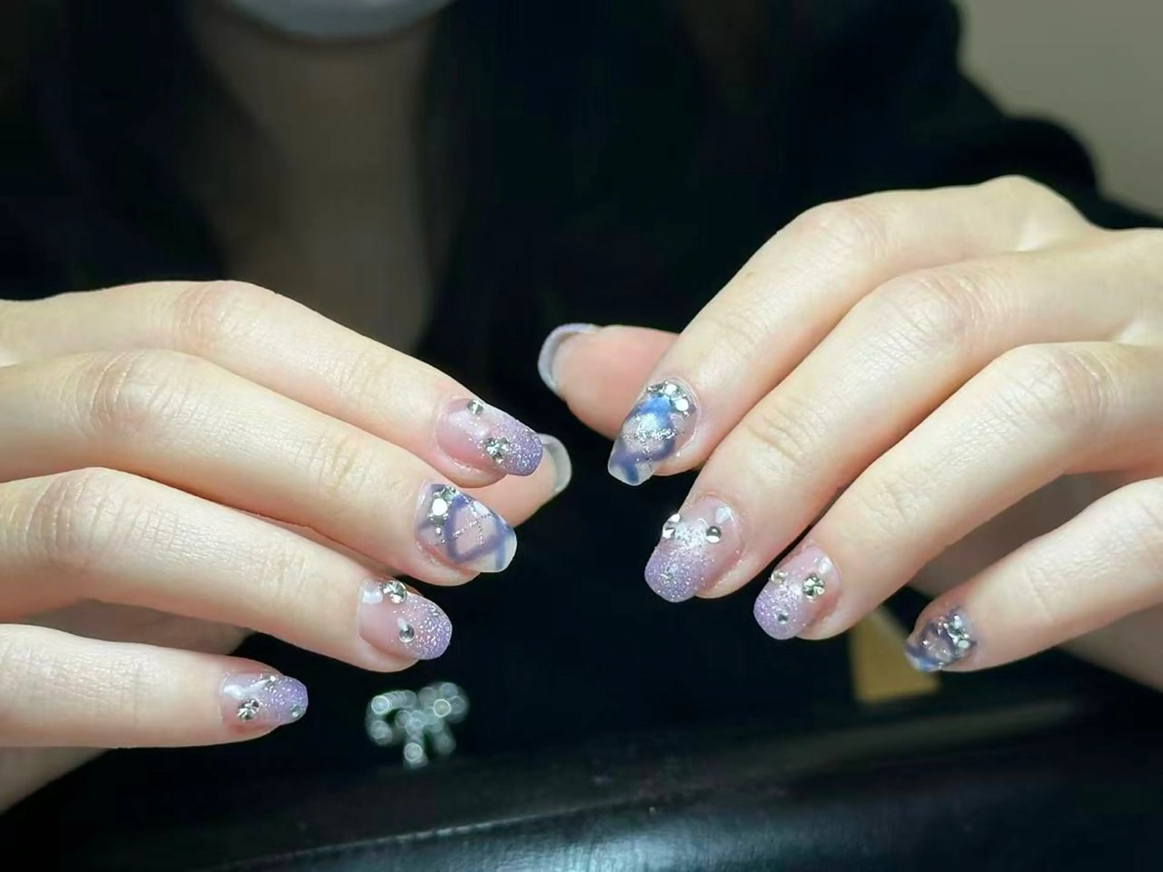 ネイル アートネイル 韓国ネイル 持ち込み ニュアンスネイル ワンカラーネイル ハンドネイル ハンドケア イブ ネイリのネイルデザイン