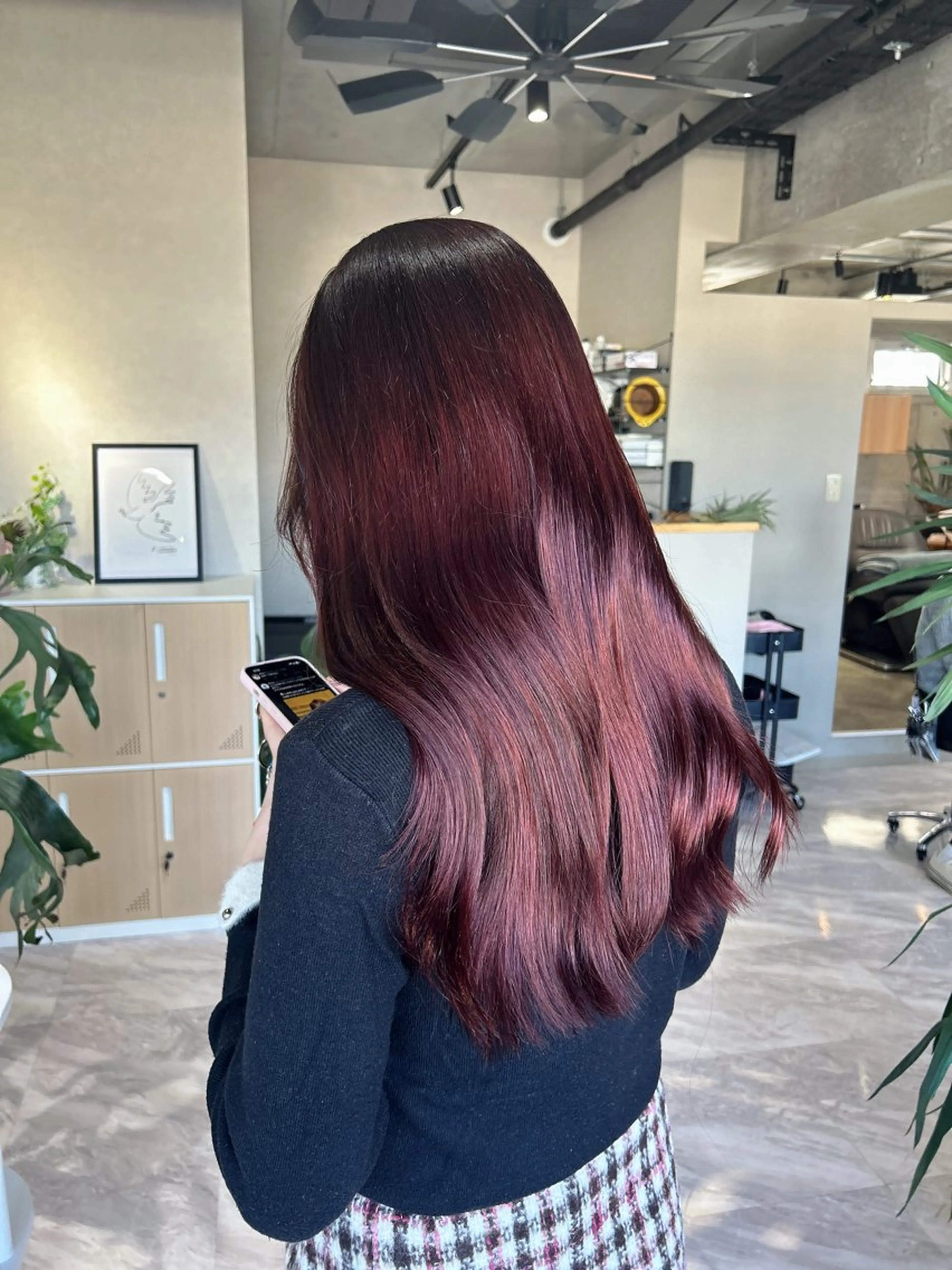 ロング カラー Plume.所属・おおひら ののはのヘアスタイル