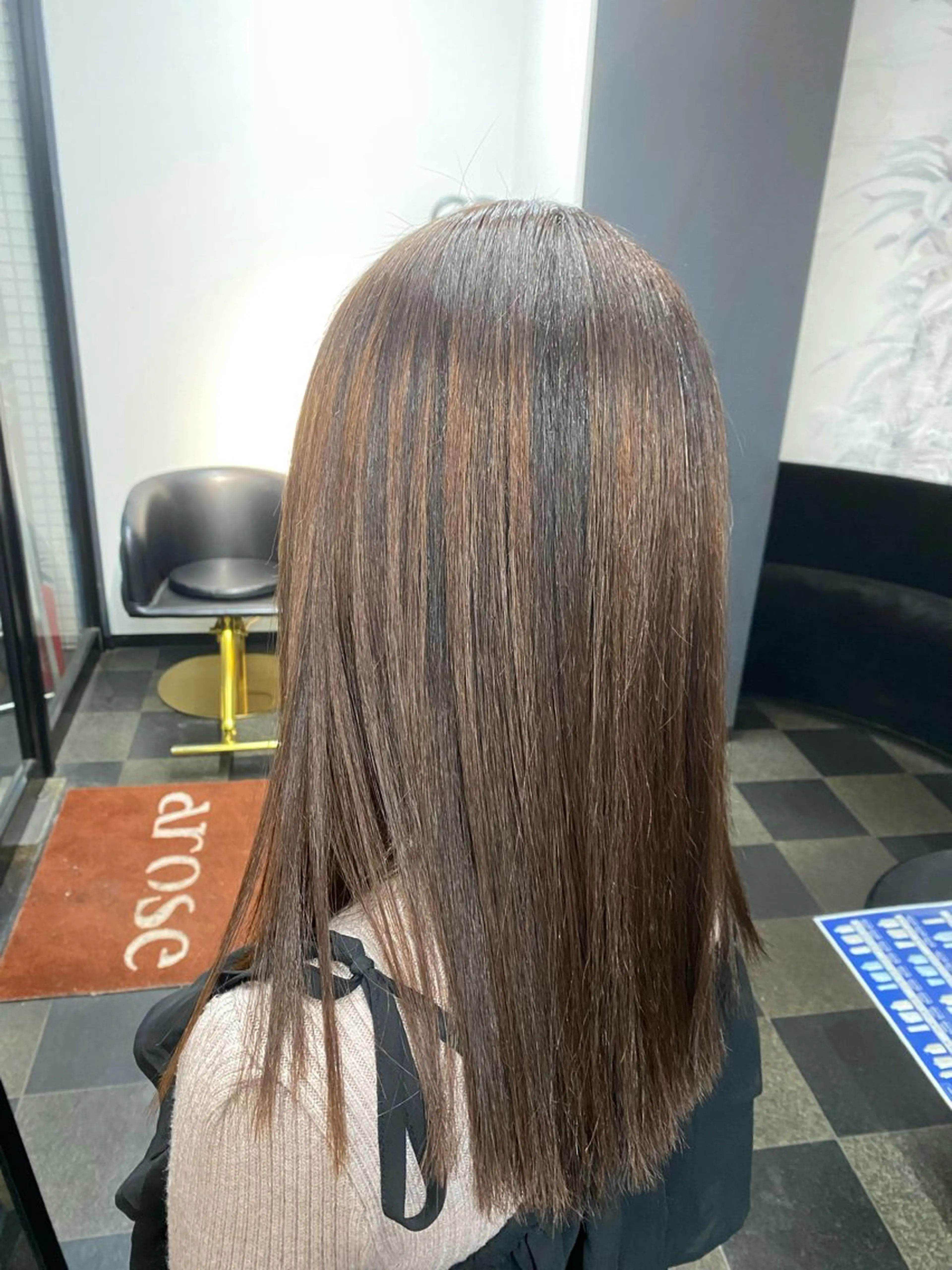 ロング カット 縮毛矯正 池田 亮雅のヘアスタイル