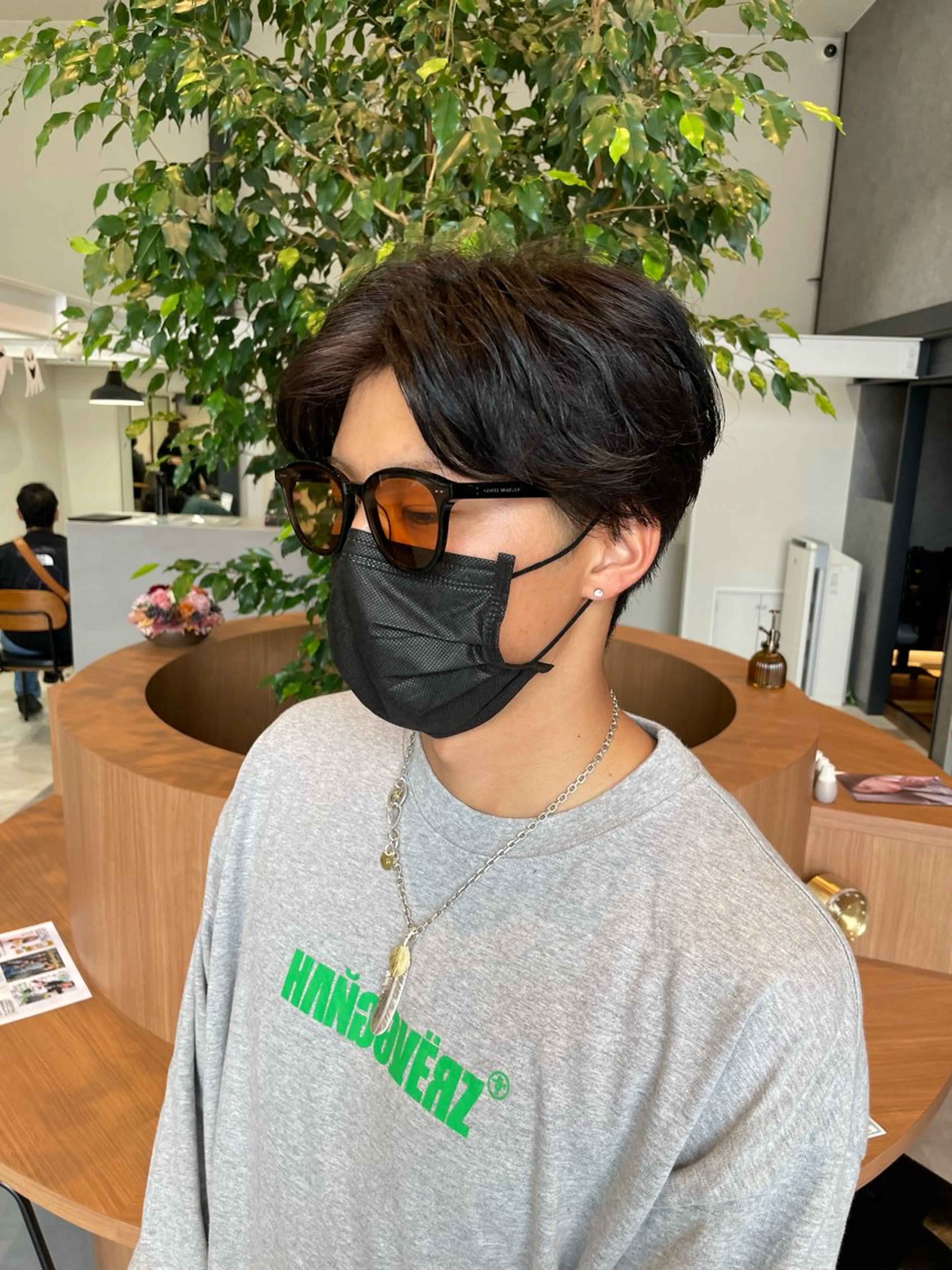 デザインカット＋ナチュラルパーマの写真