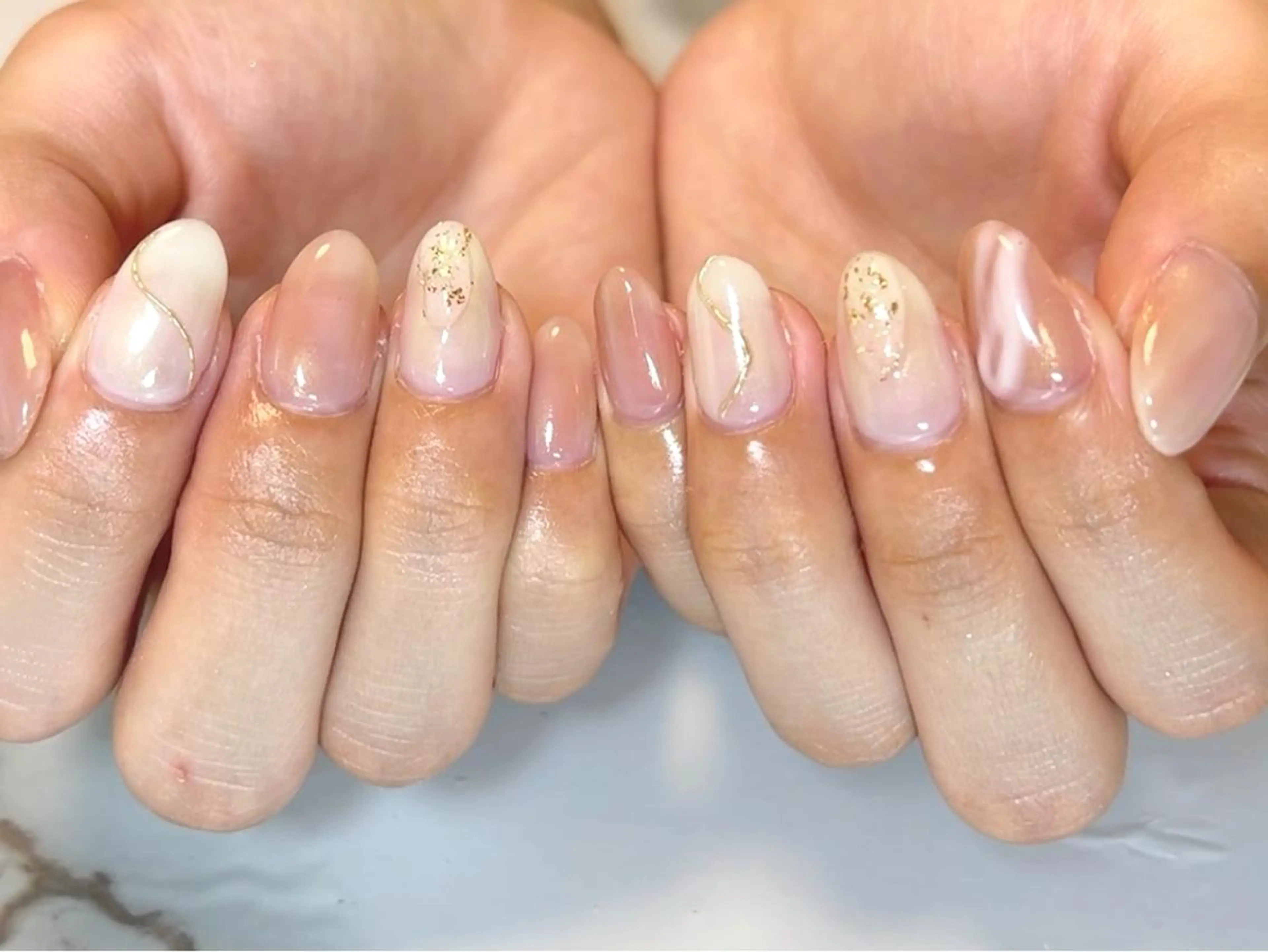 ネイル アートネイル フレンチネイル ジェルネイル マグネットネイル 持ち込み ネイリスト シンのネイルデザイン