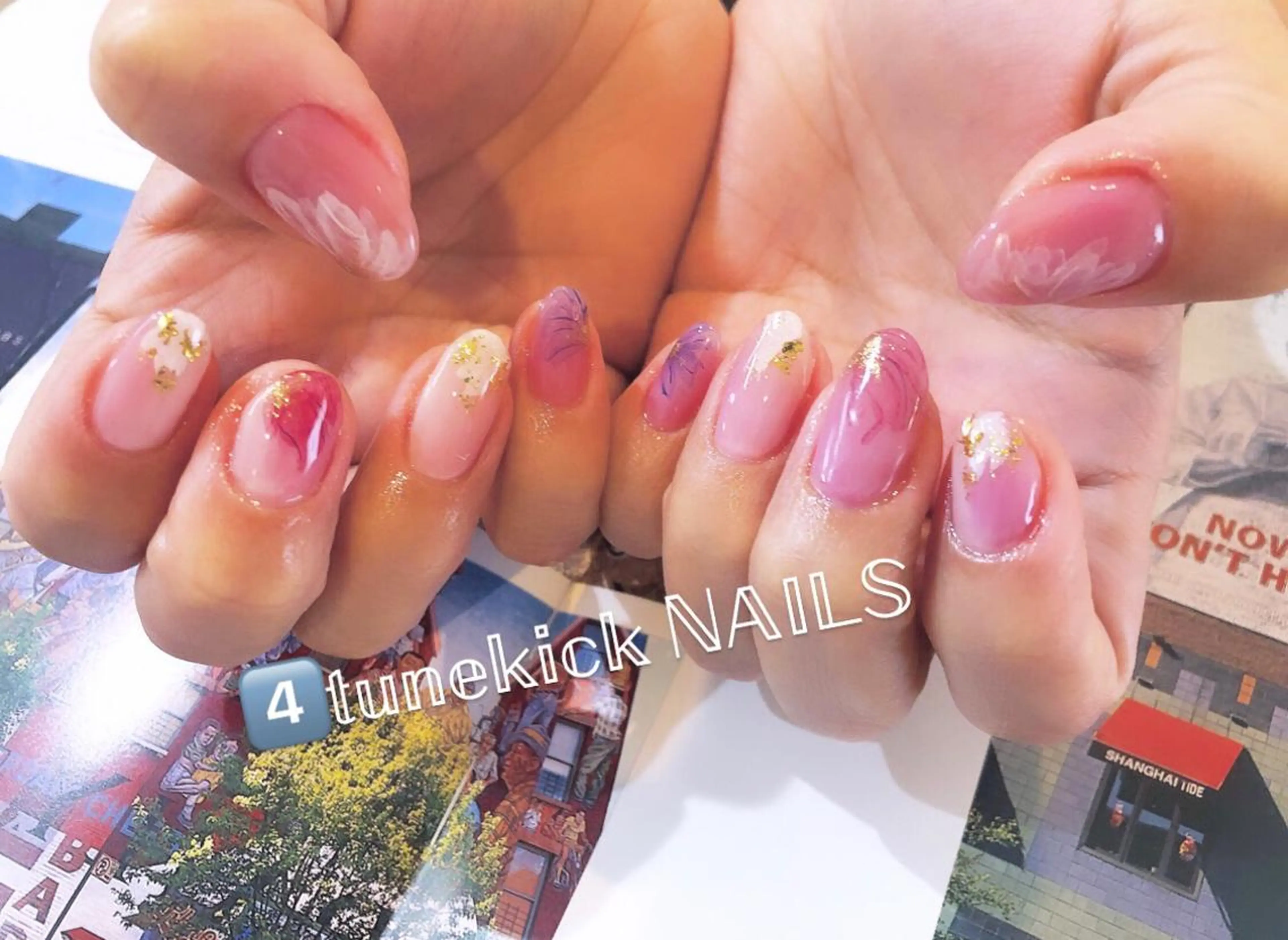 ネイル 4tunekick NAILS(フォーチュンキックネイルズ)所属・光森 淳子のネイルデザイン