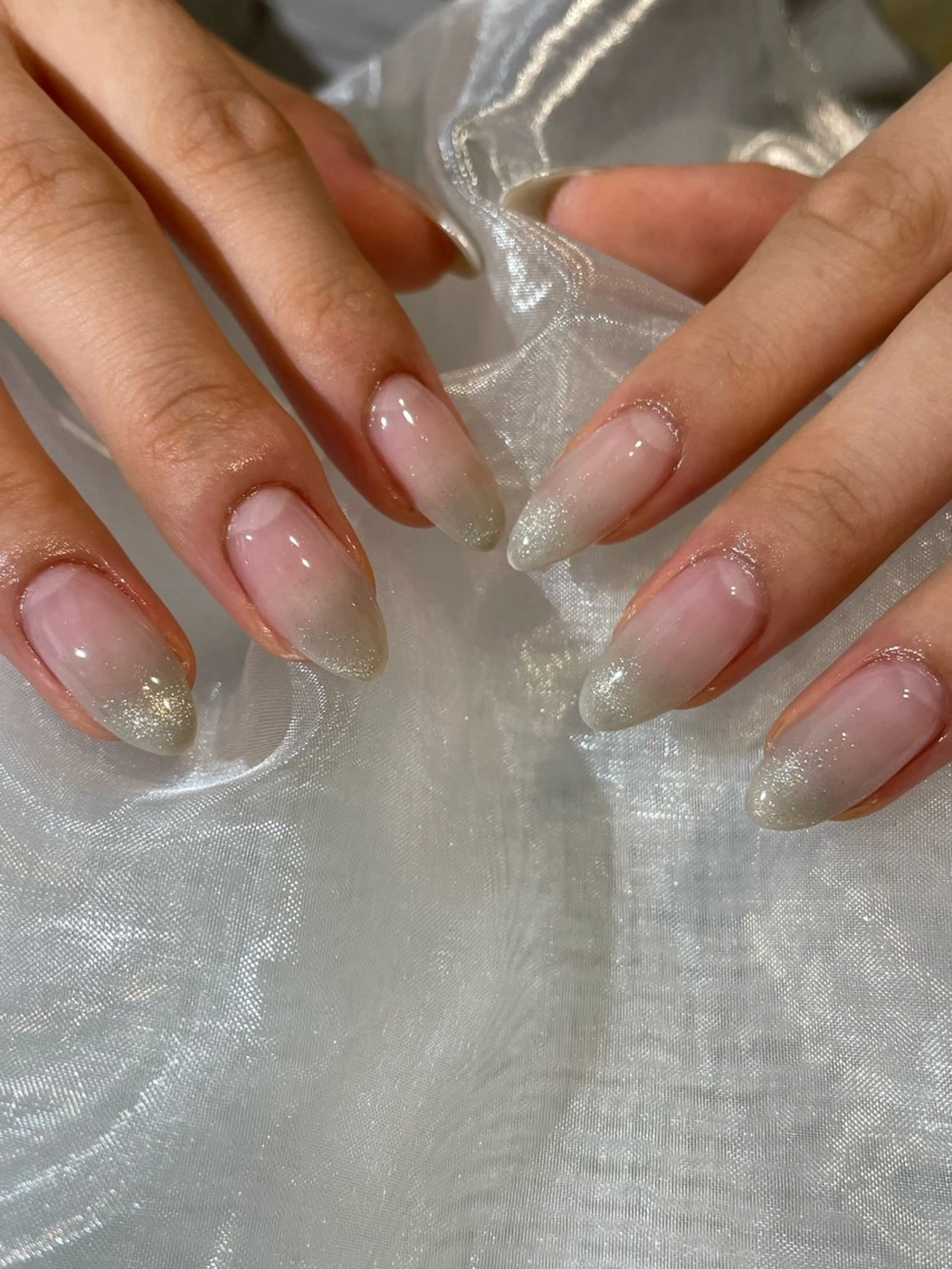 ネイル グラデーション マグネットネイル ハンドネイル ROA NAILのネイルデザイン