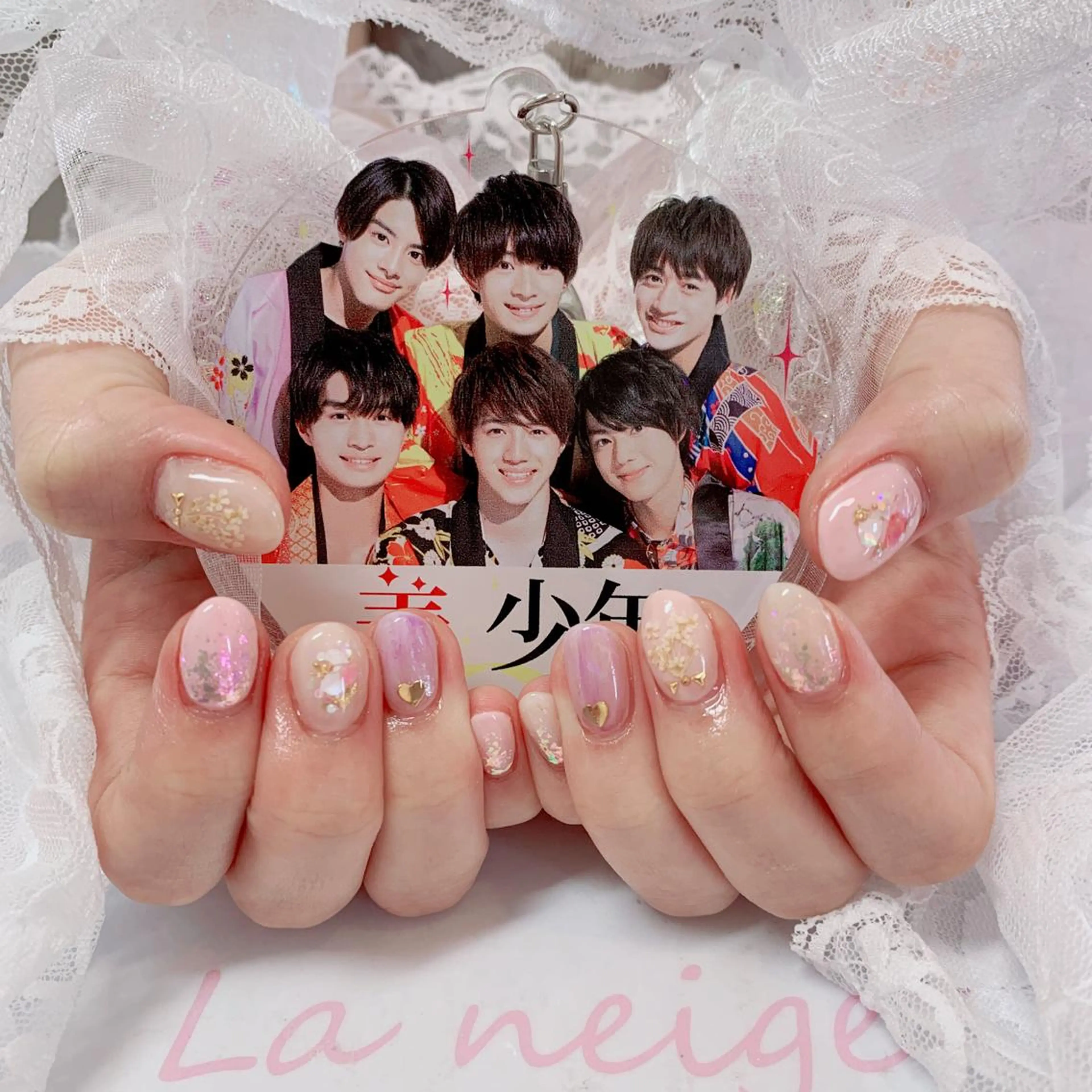 ネイル ハンドネイル La neige* yuki 🥯🍑のネイルデザイン