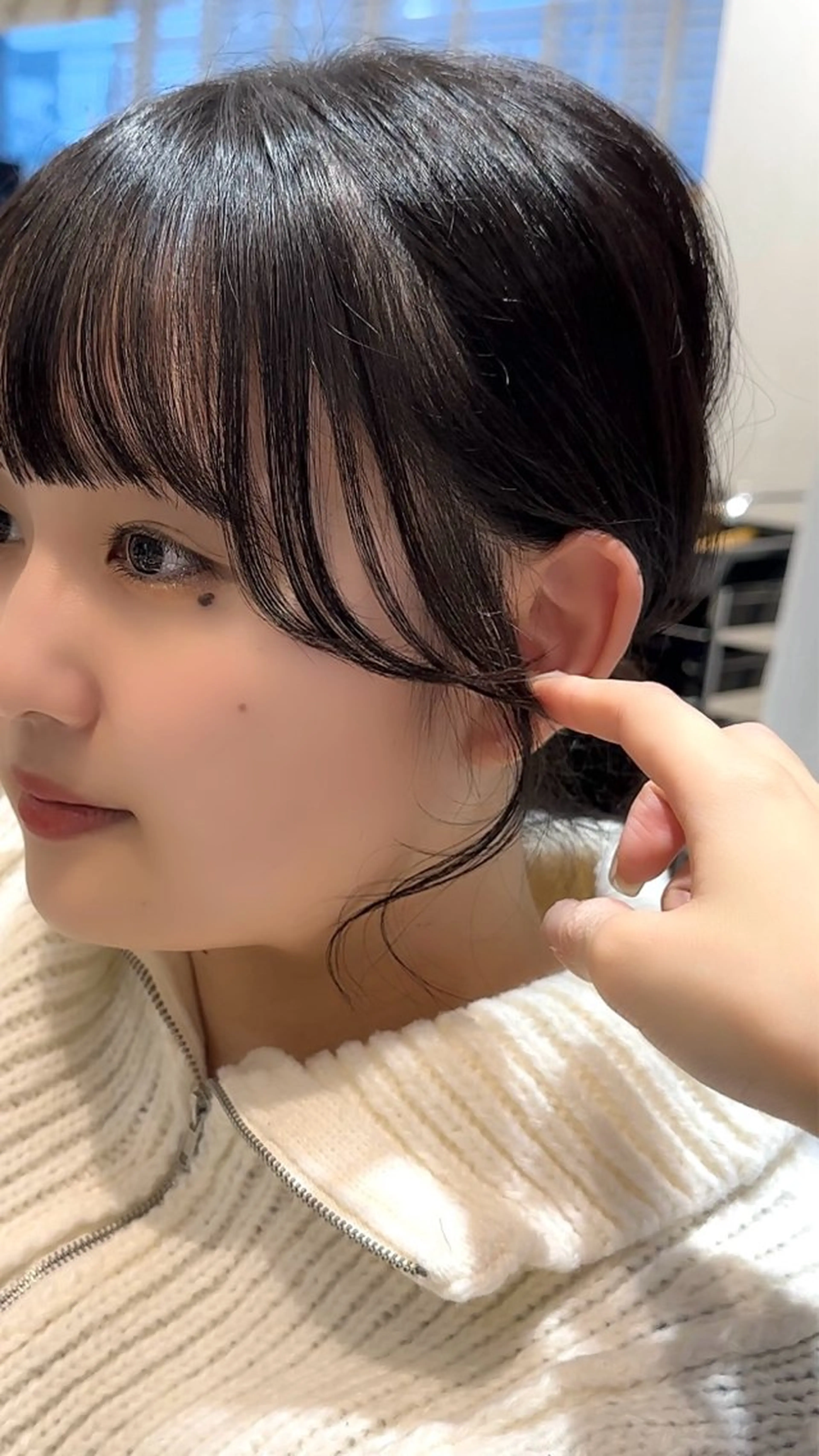セミロング VIEW BLUE所属・レイヤー/顔まわり /亀戸錦糸町/なつきのヘアスタイル