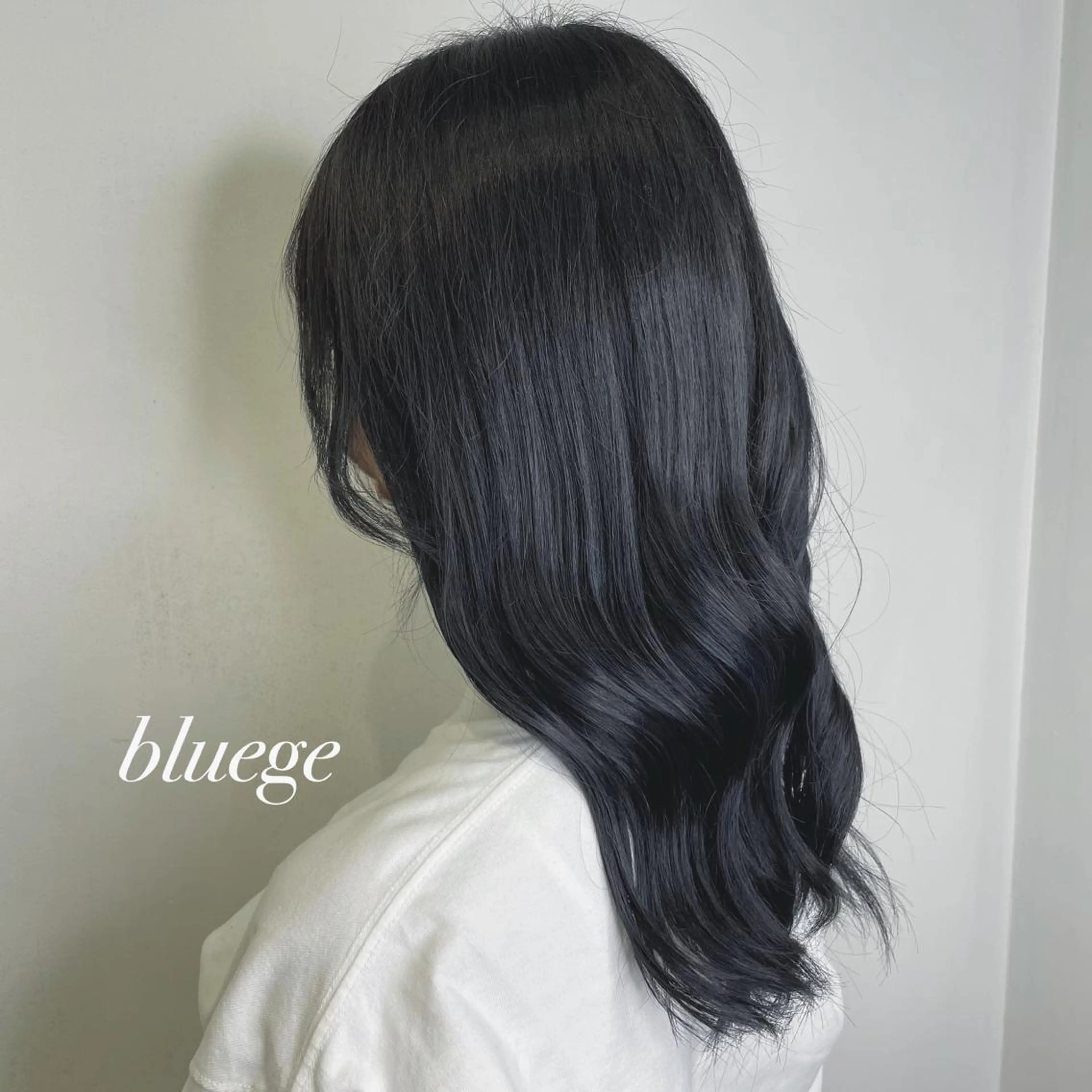 セミロング カラー ブルーカラー ブルージュ 森 愛佳のその他イメージ