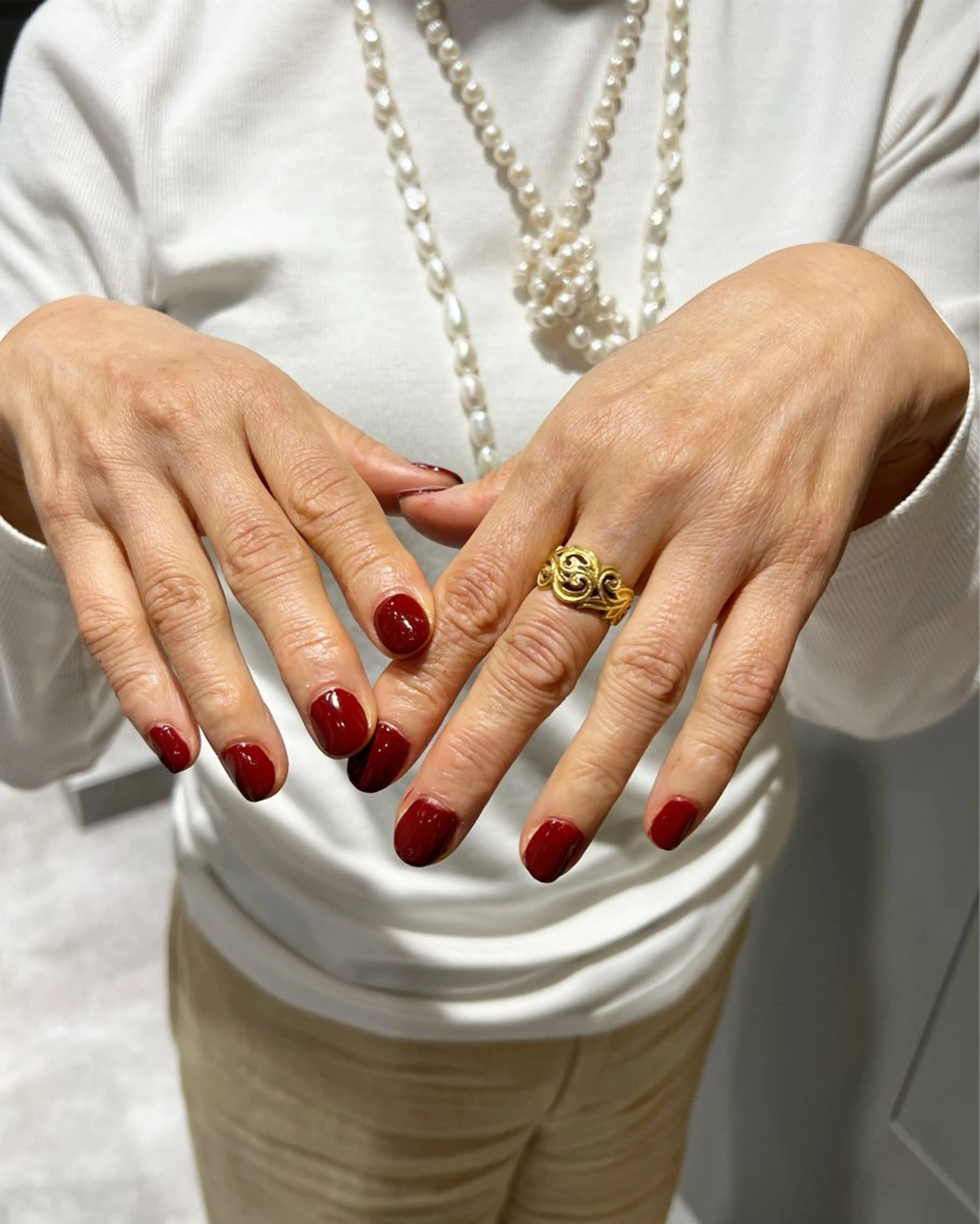 ネイル 金 柚嬉のネイルデザイン