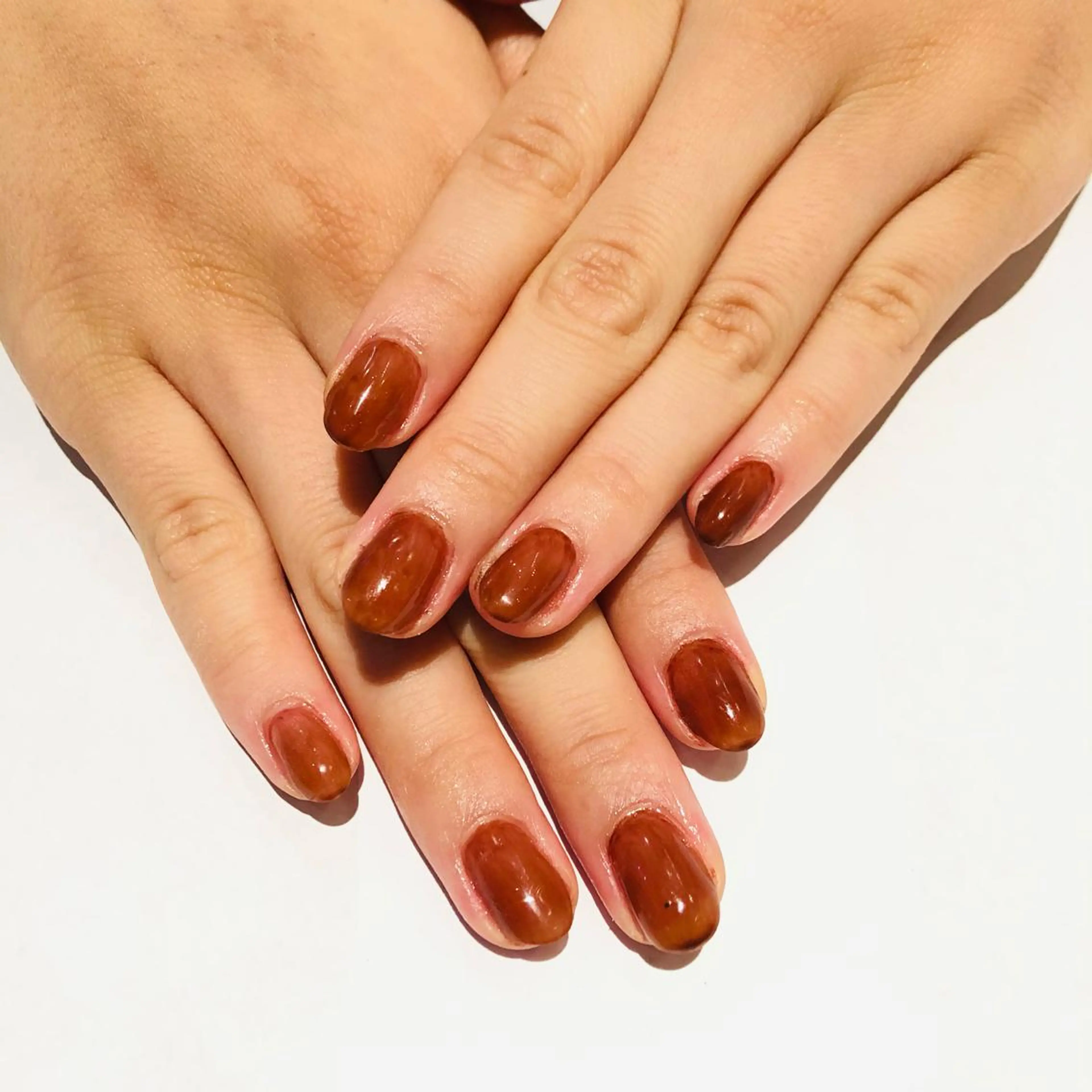 ネイル ブラウン 大阪福島 韓国まつげ Sayaka🤍🐩のマツエク・マツパデザイン