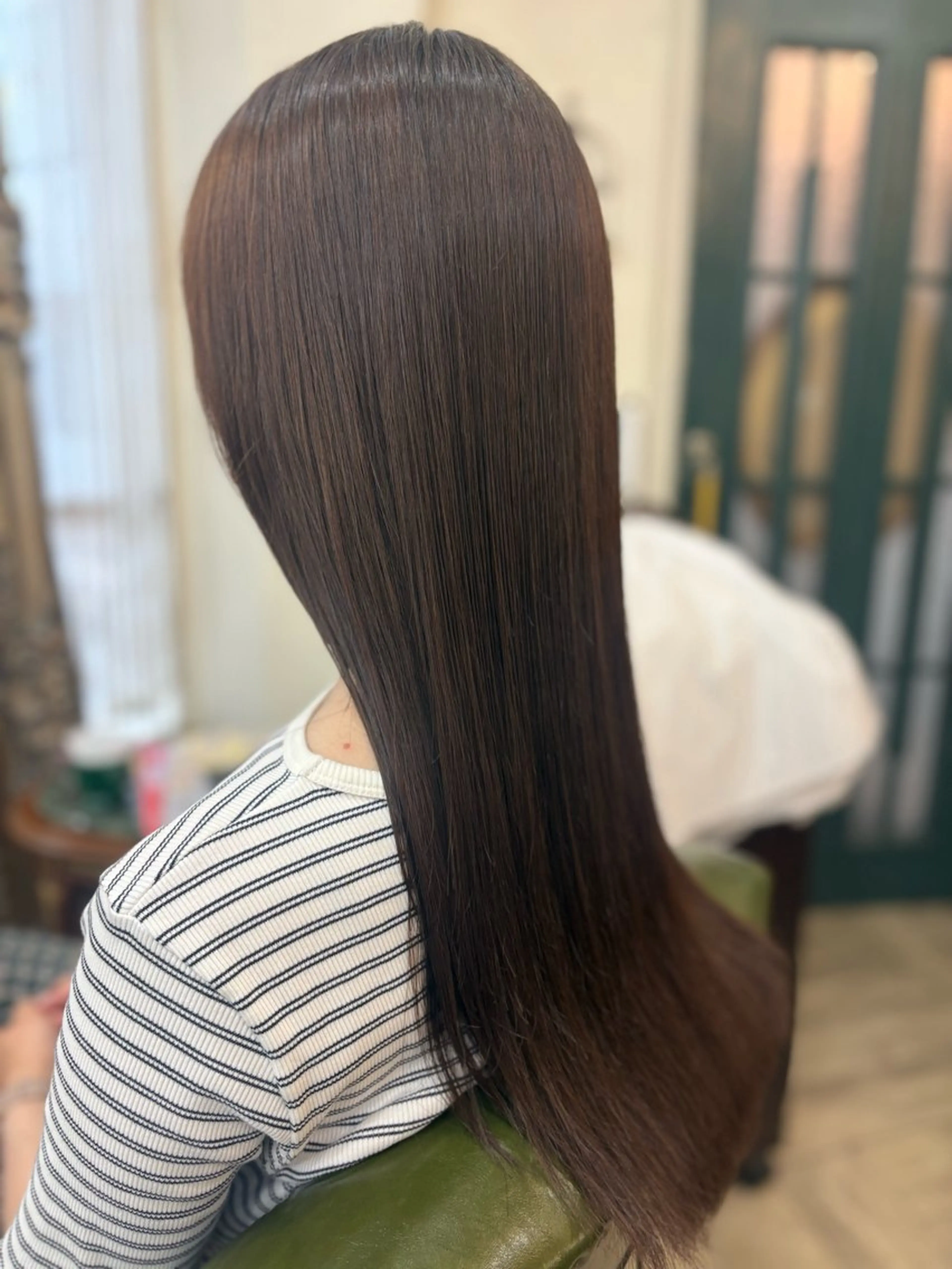 ロング 縮毛矯正 カット 縮毛矯正 新宿/髪質改善/ ハイライト/山口のヘアスタイル