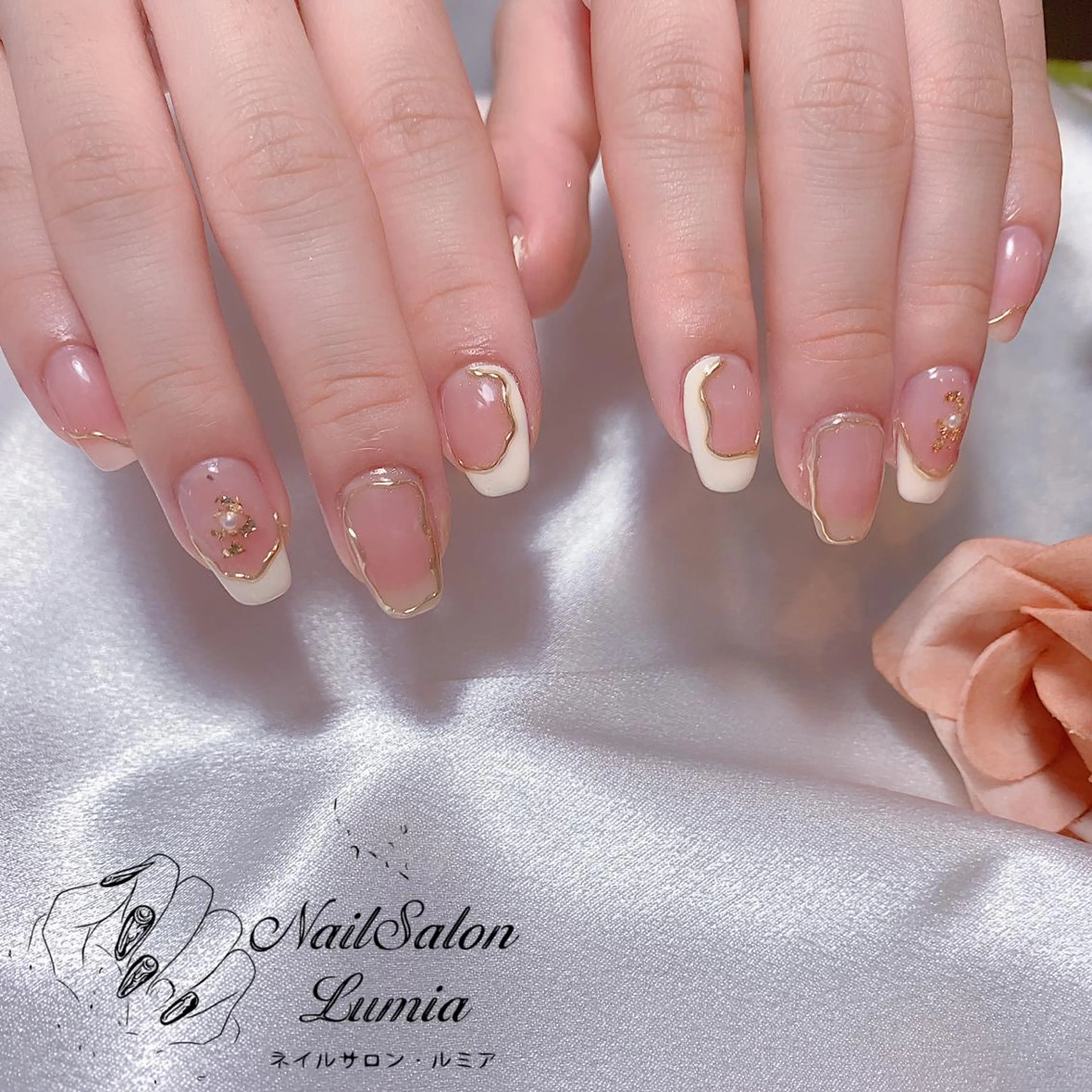 ネイル ハンドネイル ネイルサロン ルミア Lumia 店長のネイルデザイン