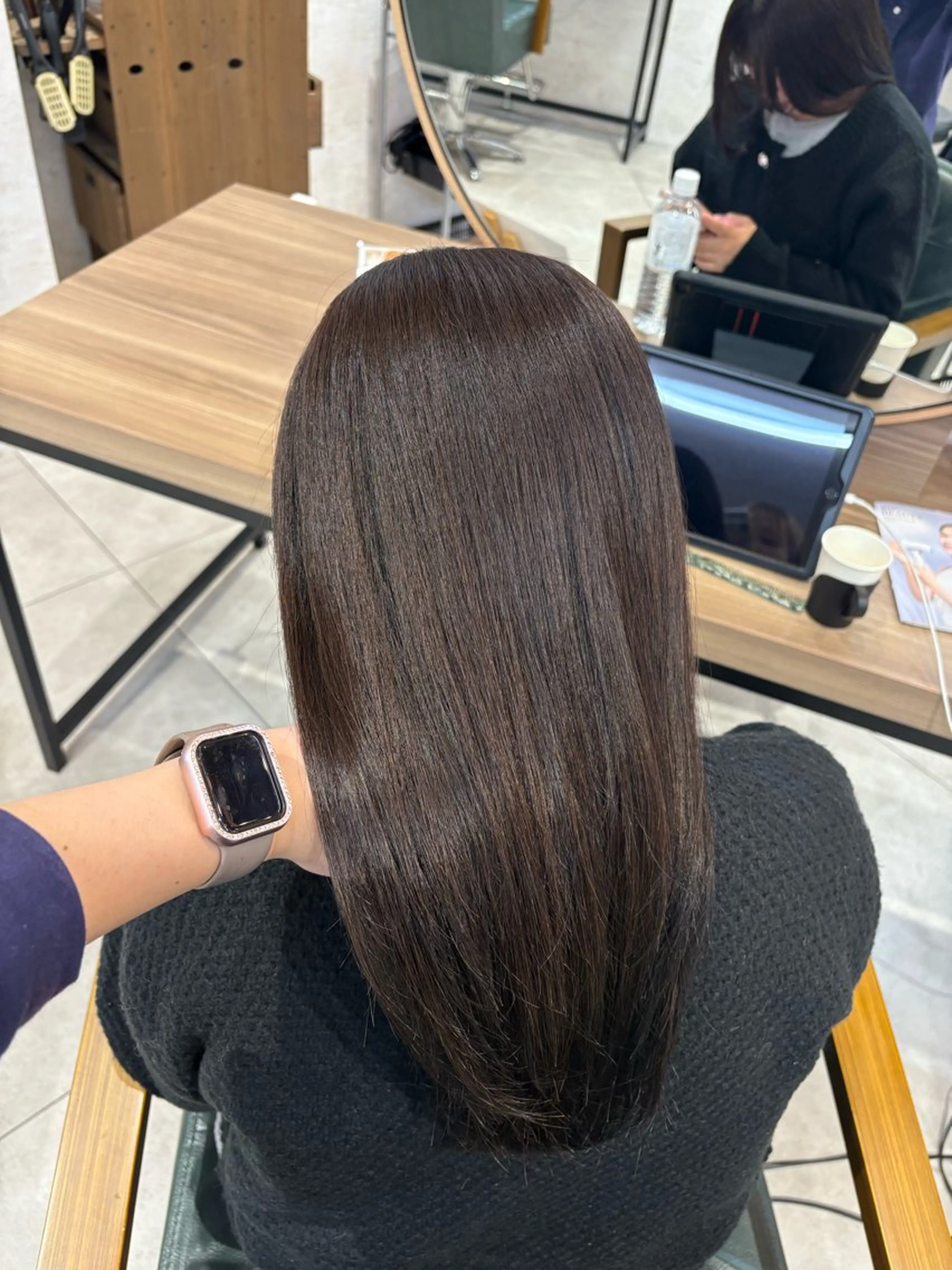 ミディアム ヘアカラー 🧸艶ブリーチ/深み カラー🌺Noa🌺のヘアスタイル