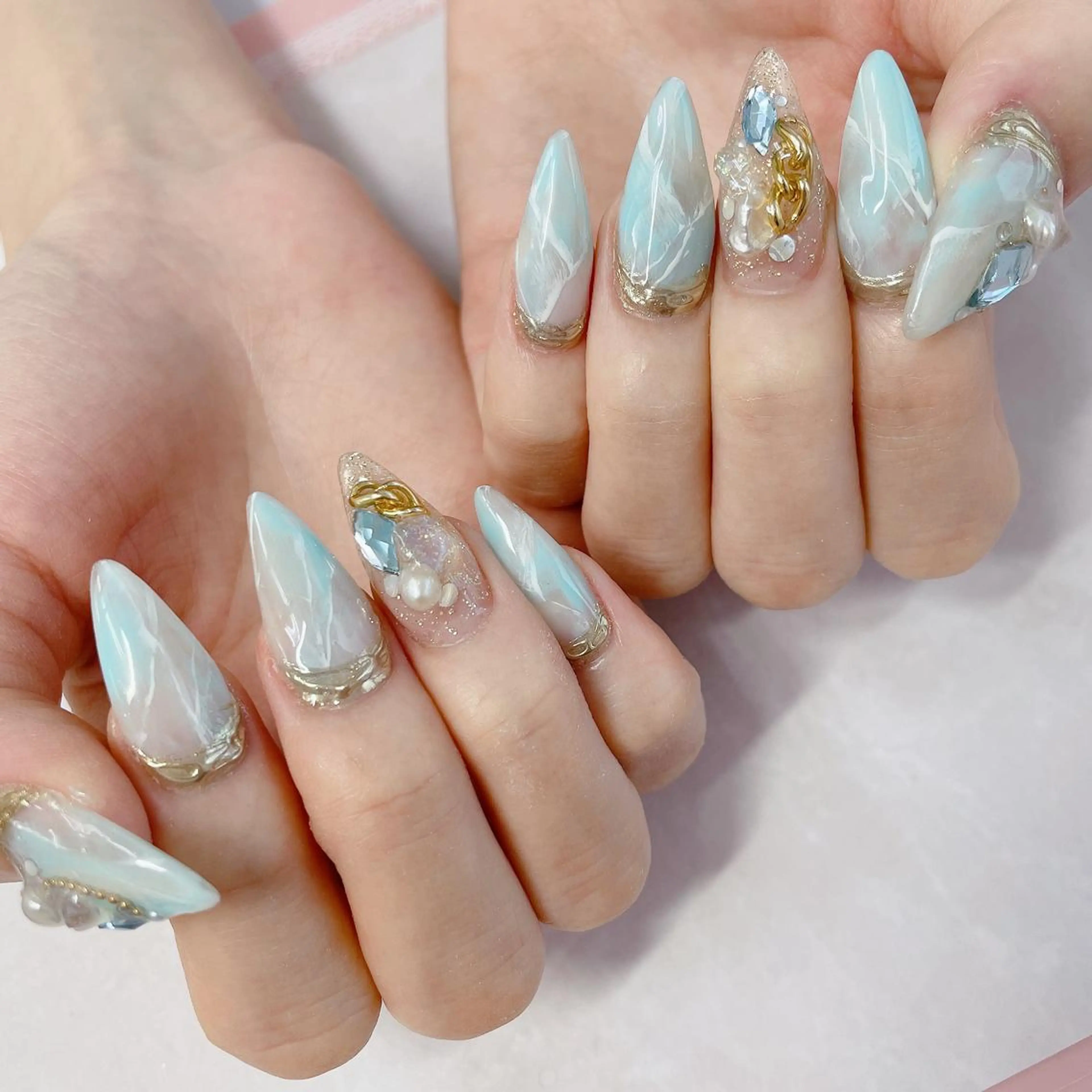 ネイル 韓国ネイル ハンドネイル NailSalonMooN所属・Nail Salon MooNのネイルデザイン