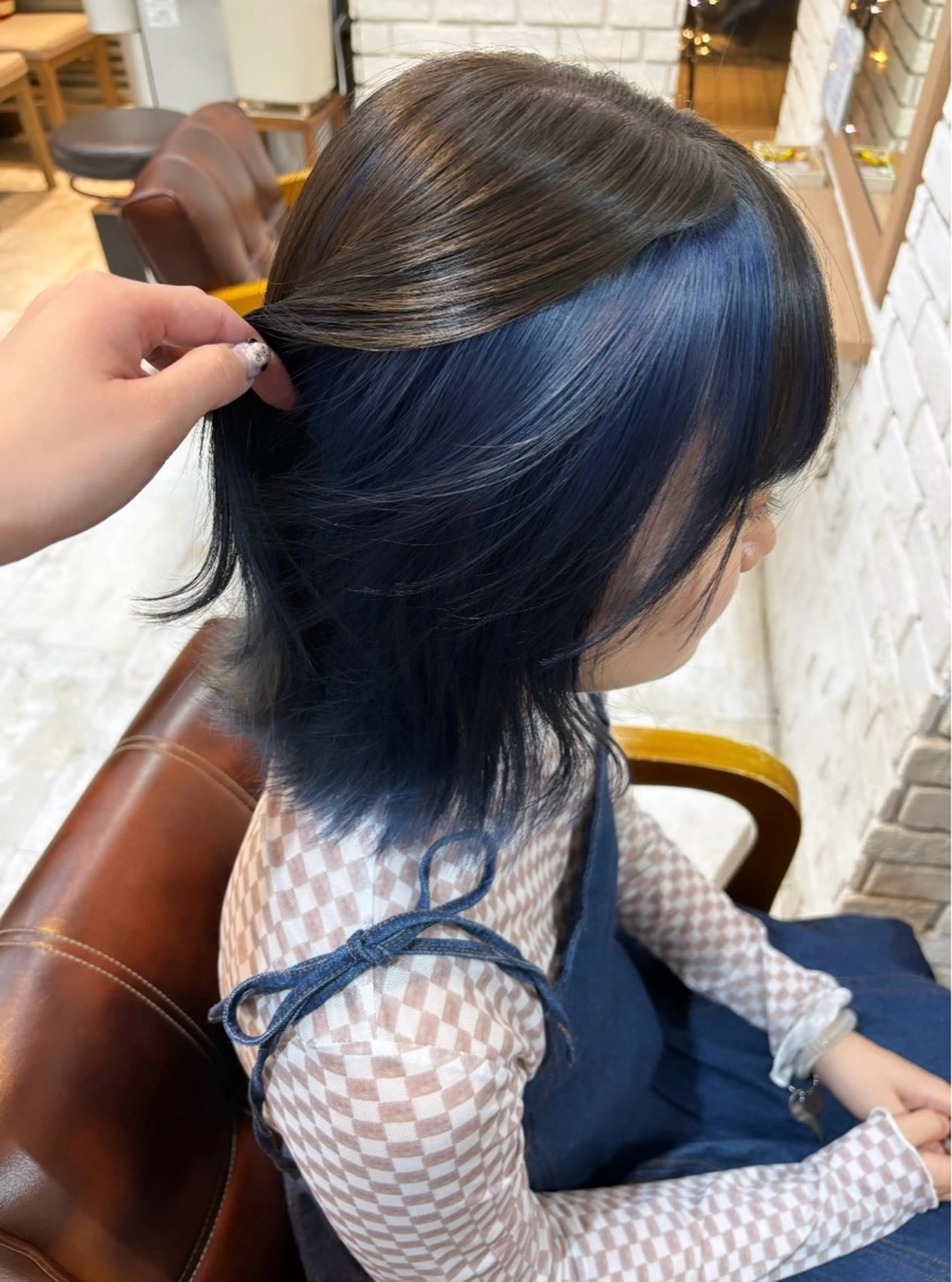 ミディアム ヘアカラー 🪼艶カラー🪼 田口彩香のヘアスタイル