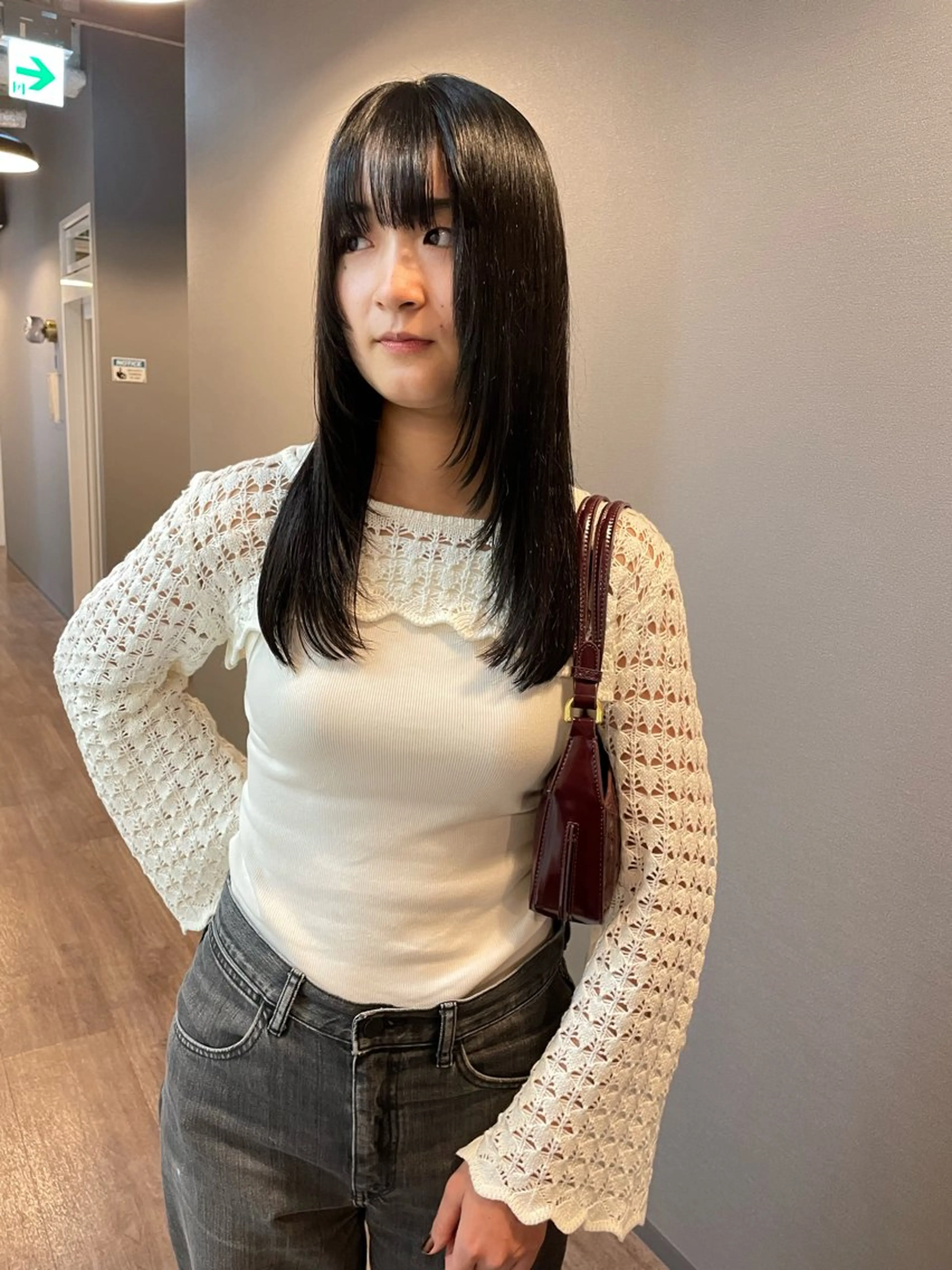 ロング カット iet.所属・ウルフ/ボブ/耳ツボ ジュエリー◎ricoのヘアスタイル