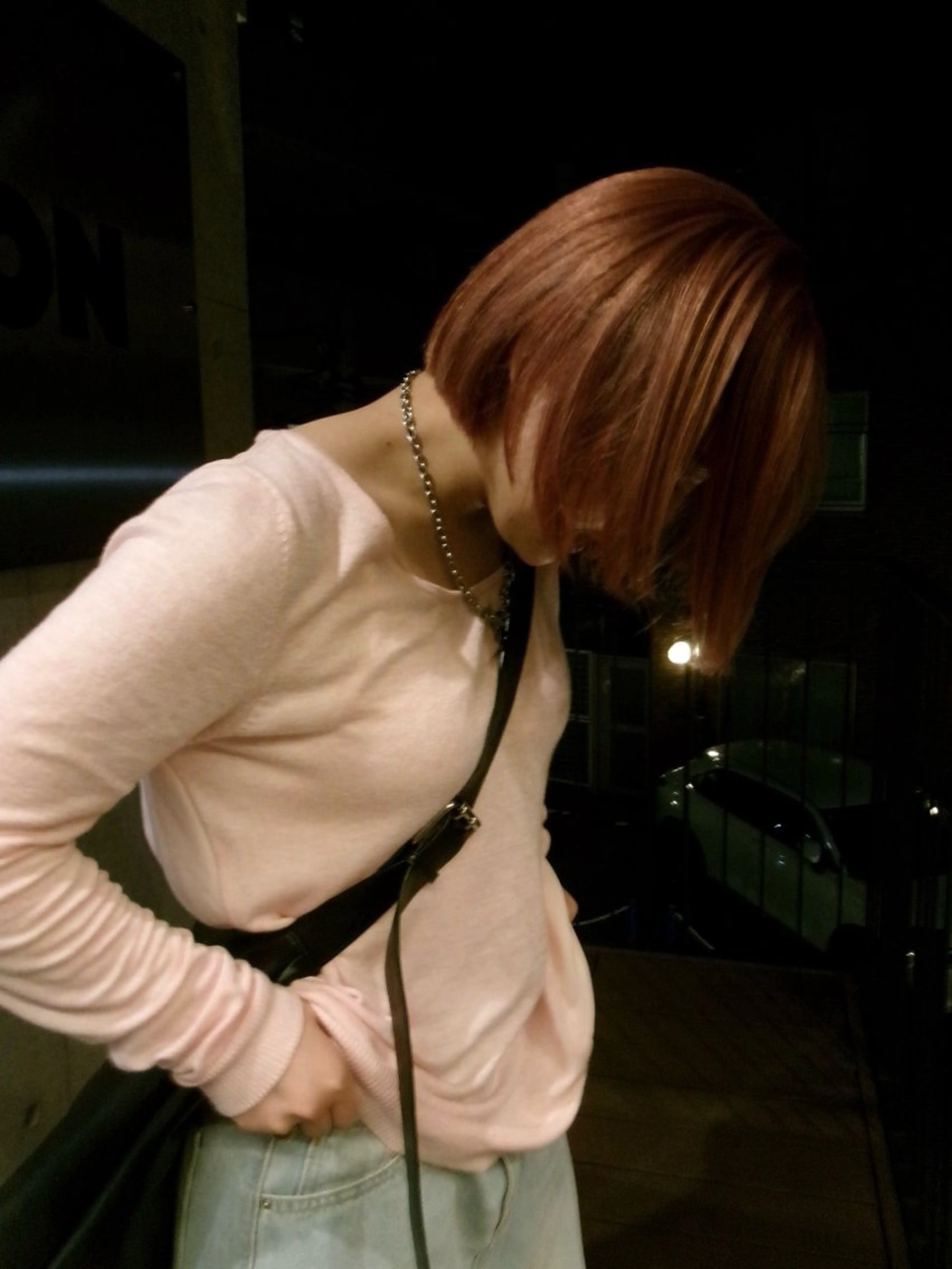 ミディアム カラー YUUKI/ボブ パーマ.ウルフのヘアスタイル