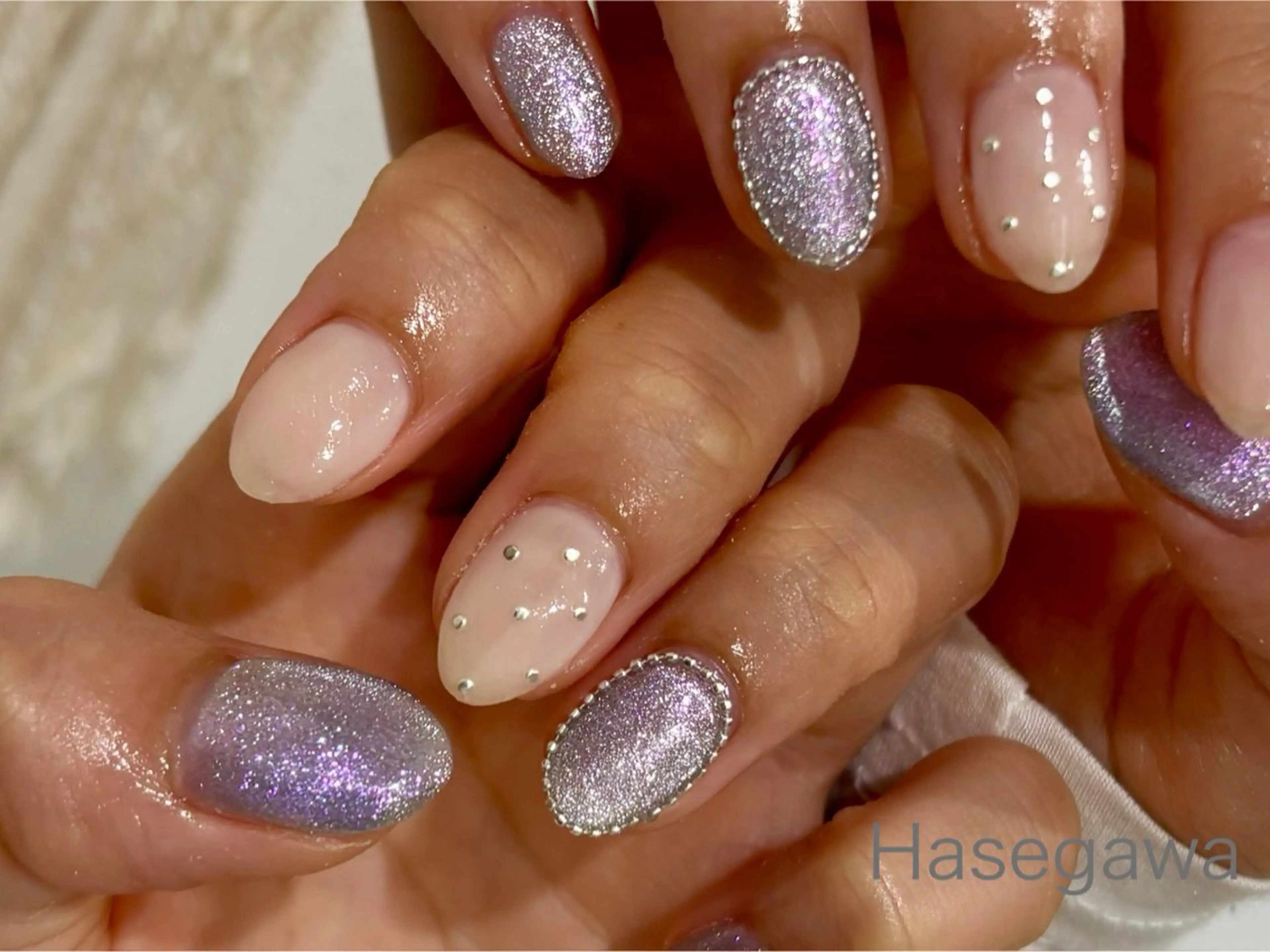 ネイル アートネイル マグネットネイル ハンドネイル DROP所属・DROP 長谷川のネイルデザイン