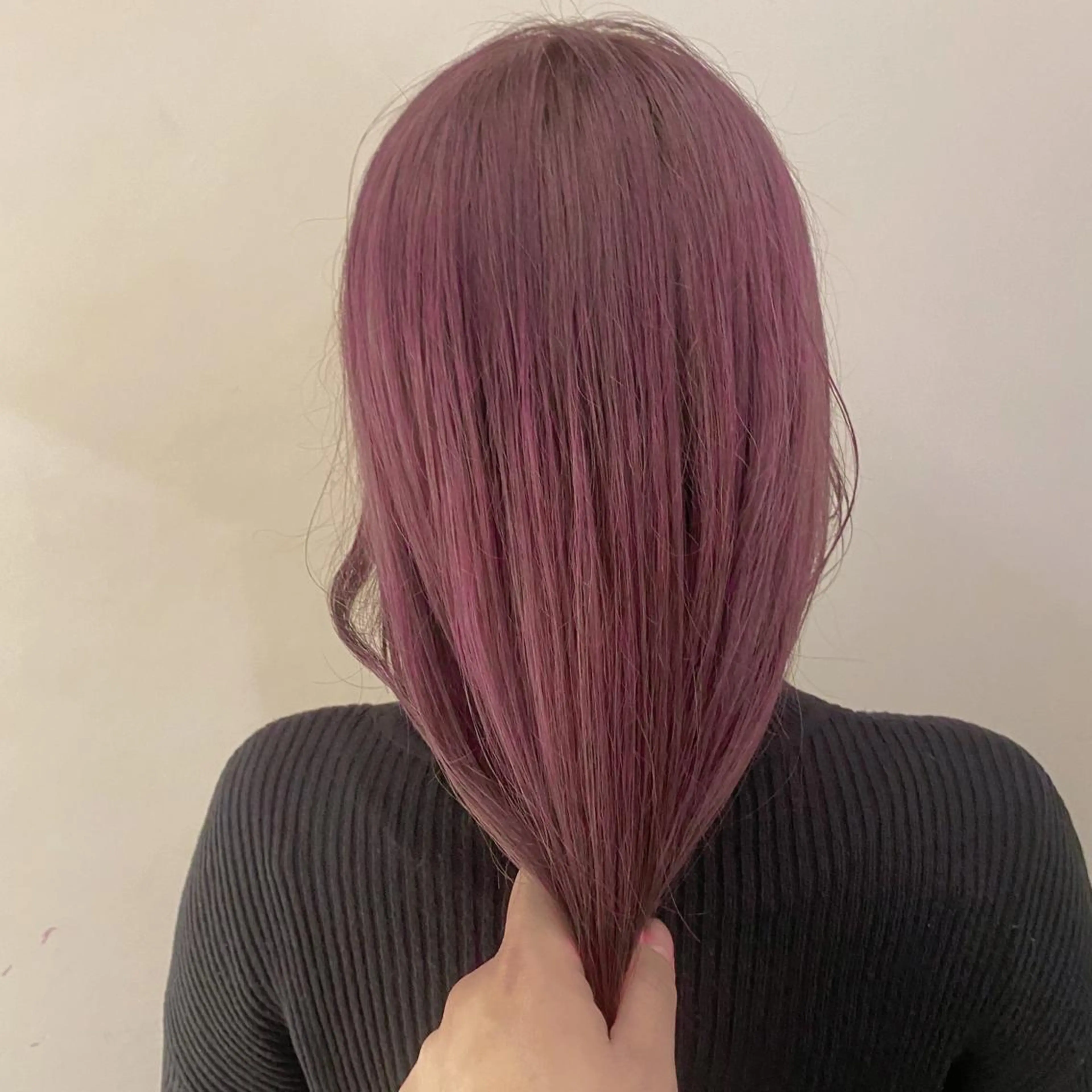 セミロング ヘアカラー トリートメント 柔らかbeige /chinari❤︎のヘアスタイル