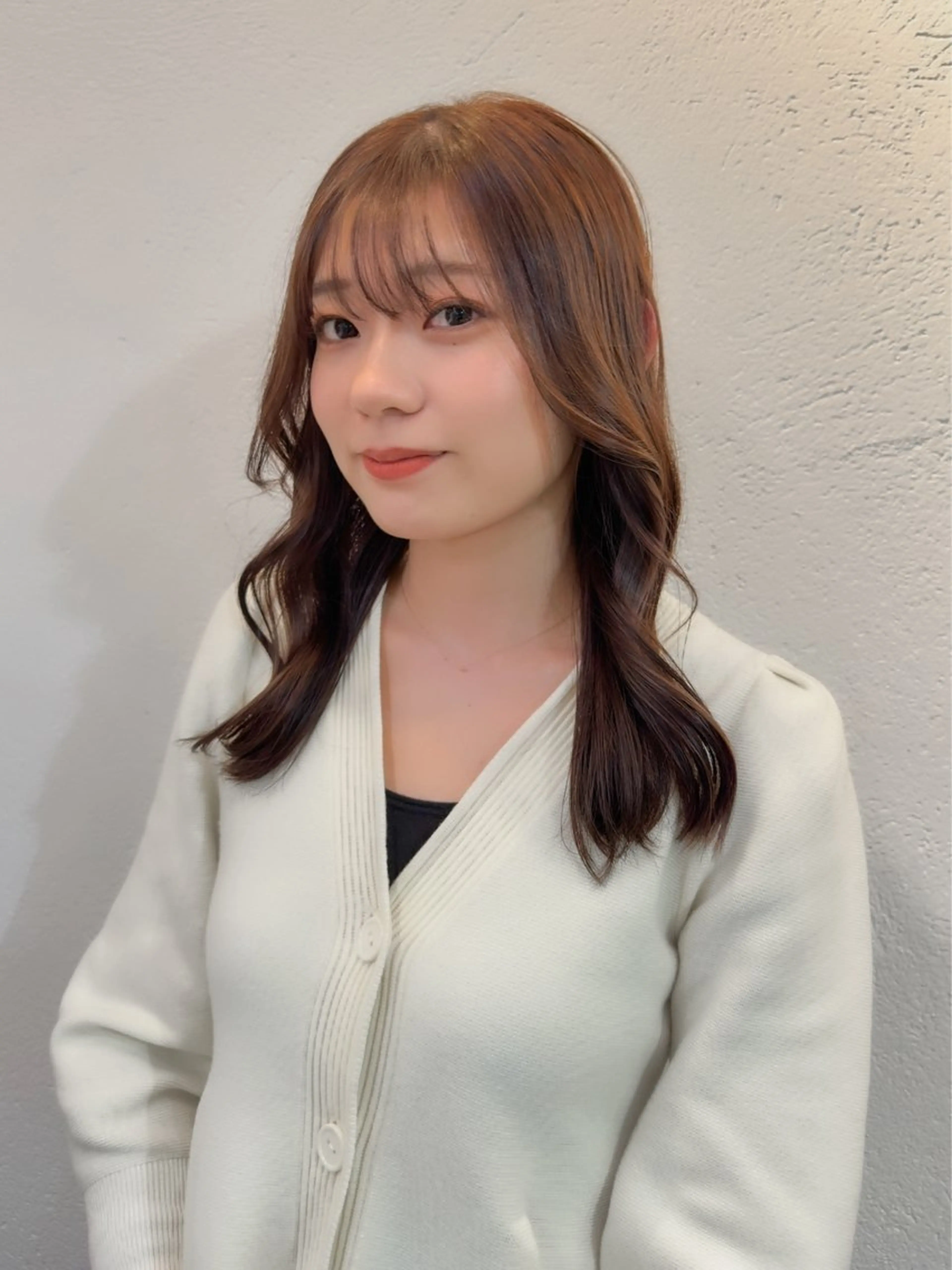 セミロング カラー カット ヘアカラー Selene 難波店　HIROKIのヘアスタイル